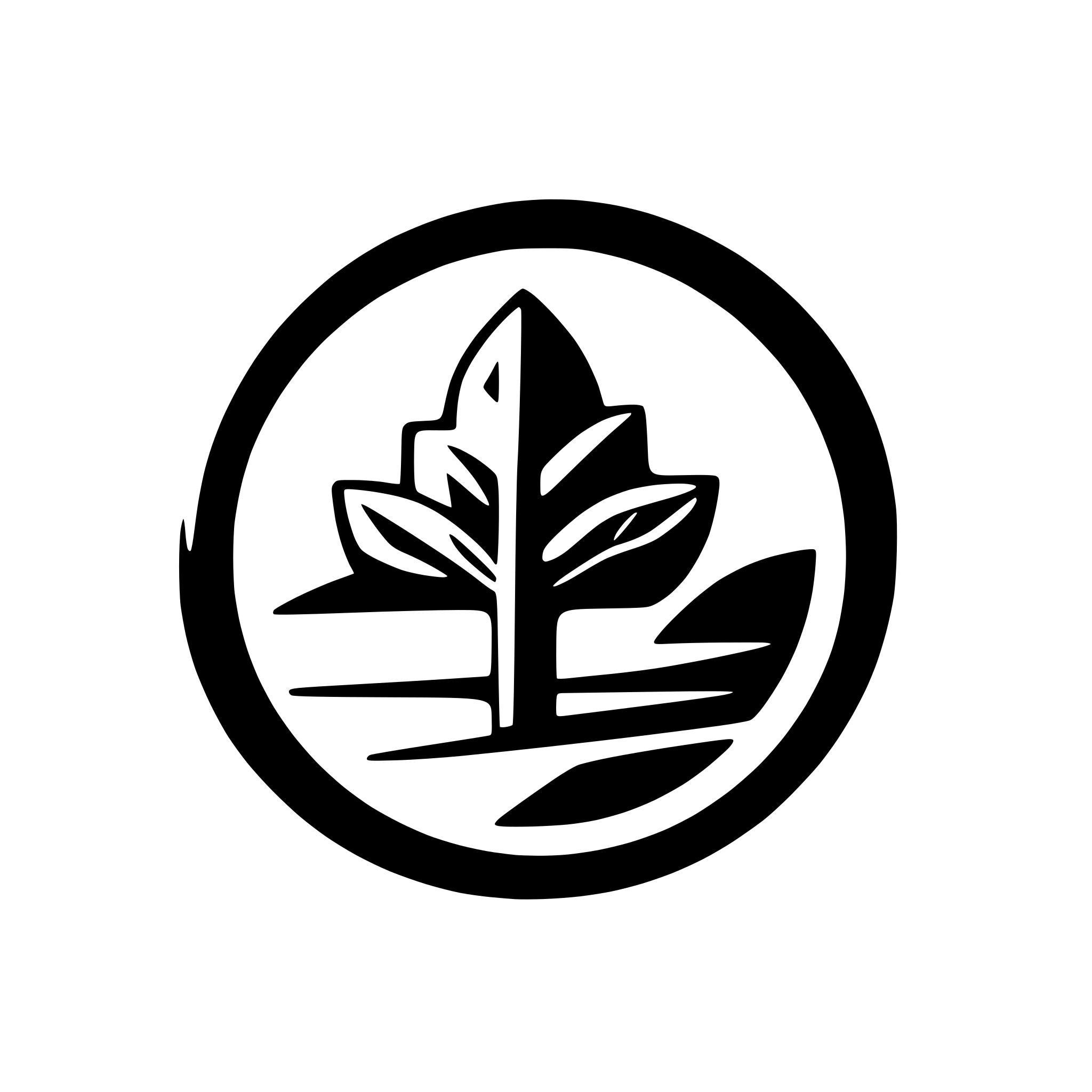 AI-generated SVG of a simple logo for an app called "starting point", no trees