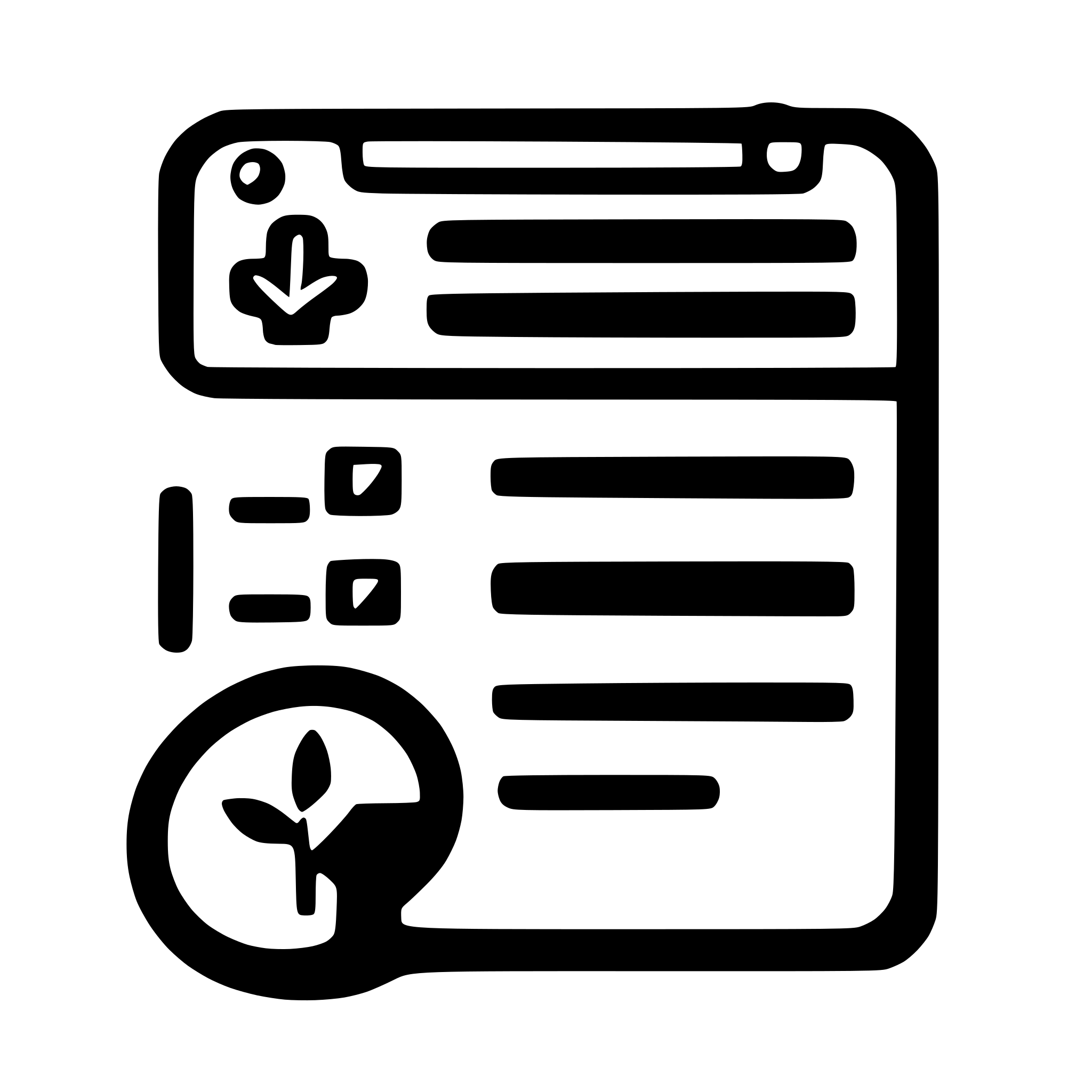 AI-generated SVG of a flat style icon, application form with checkbox, php library, laravel application and text "health check"