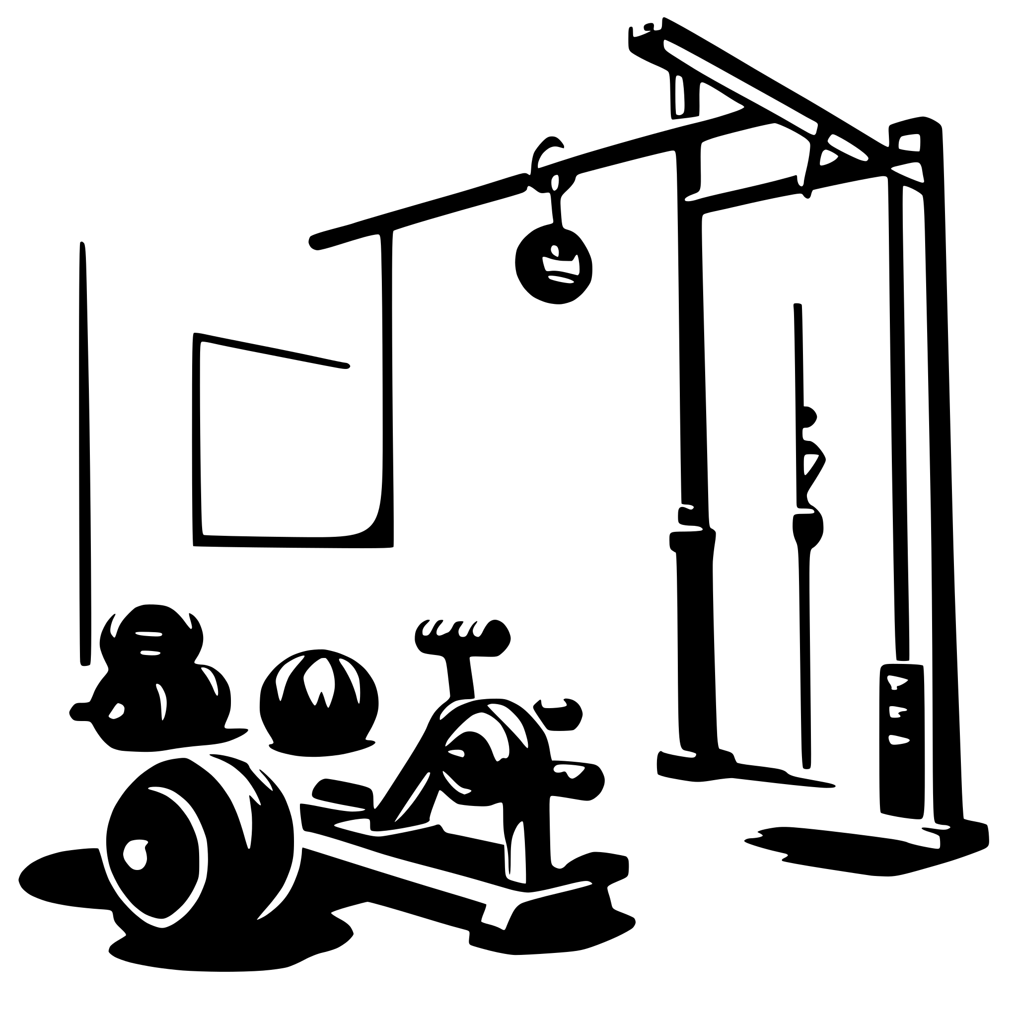 AI-generated SVG of a gym