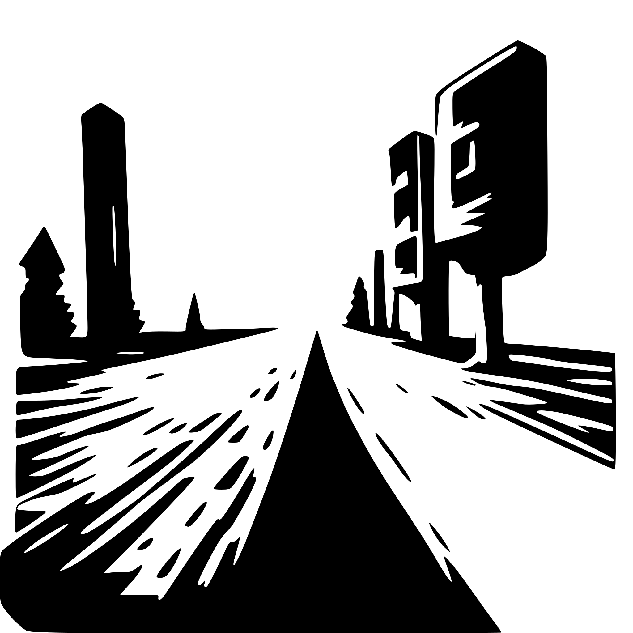 AI-generated SVG of 'crooked rectangle'