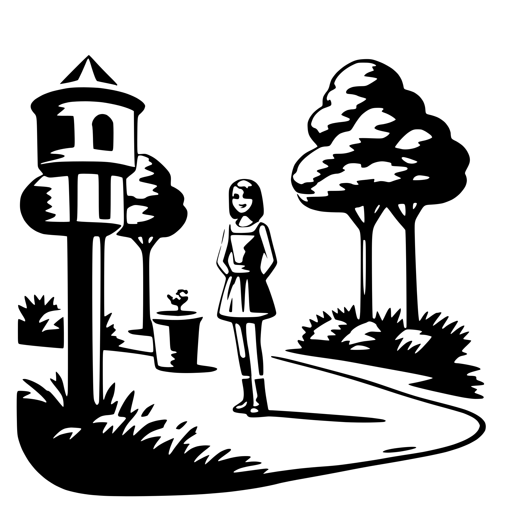 AI-generated SVG of 'outdoor bliss'