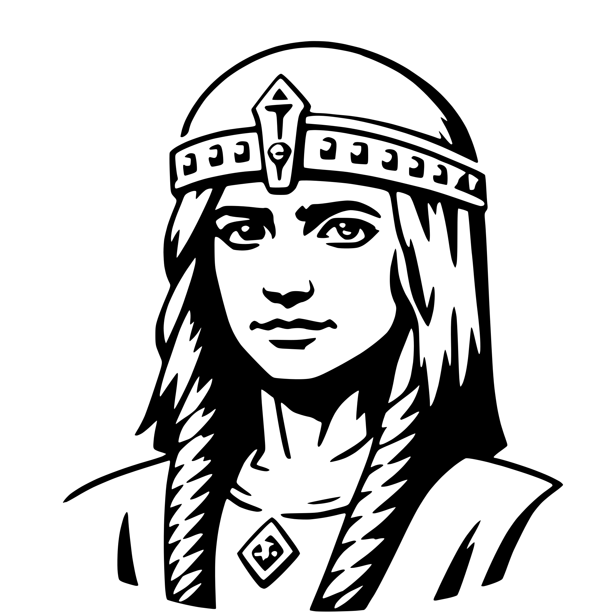 AI-generated SVG of 'enki'