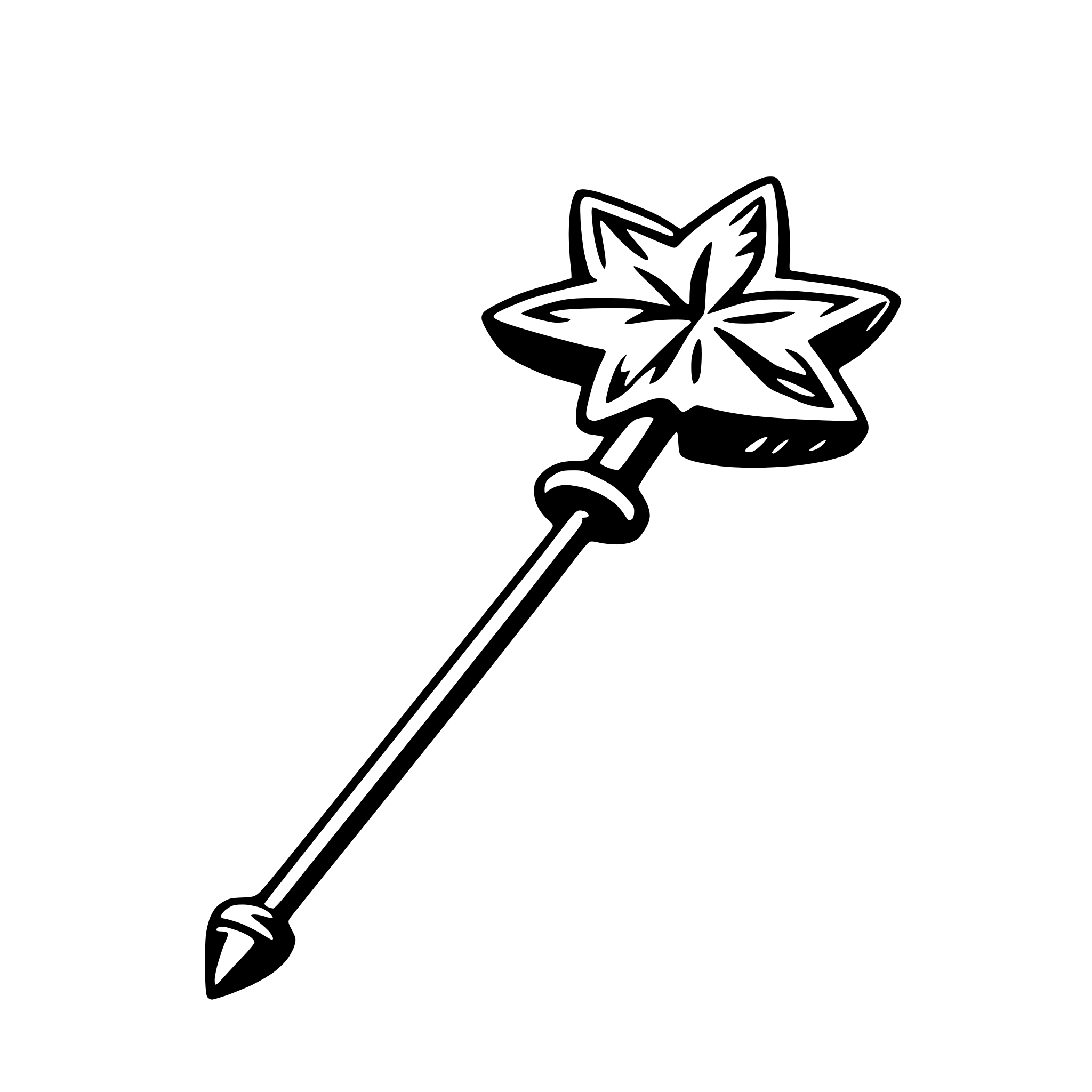 AI-generated SVG of a magic wand