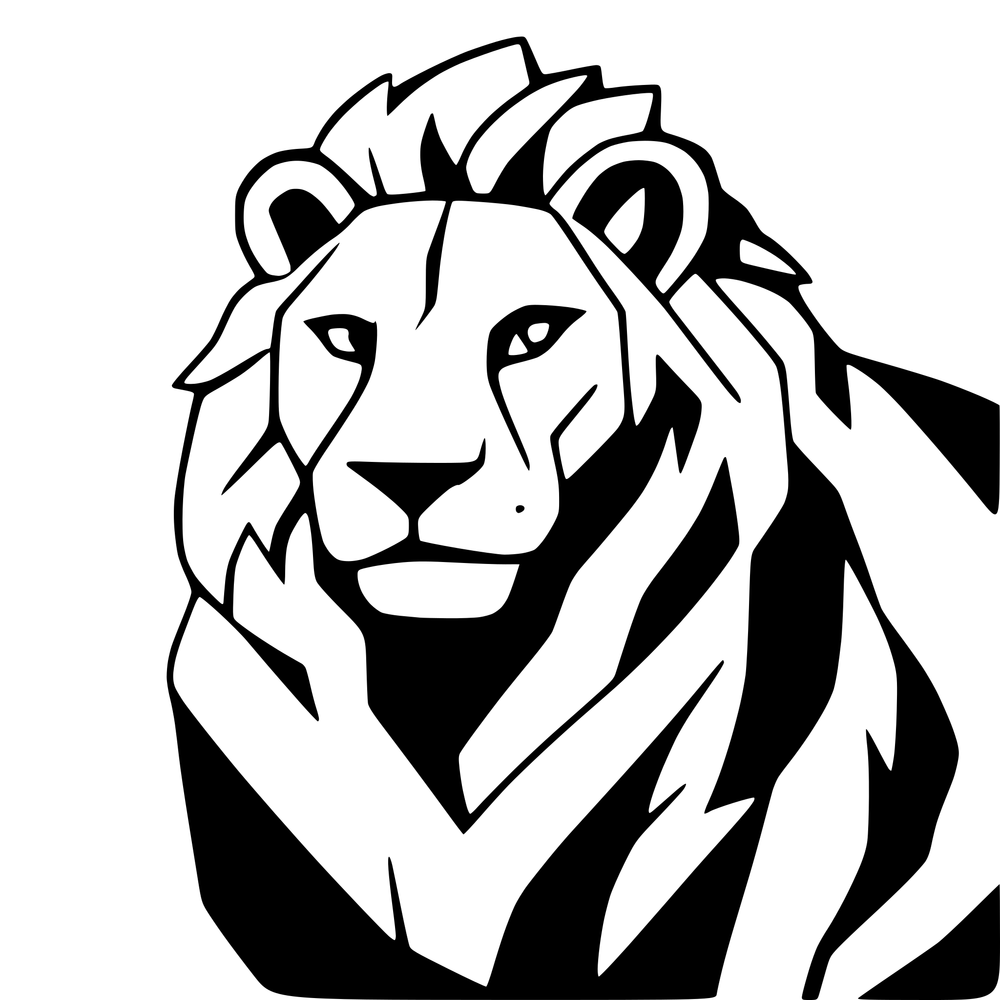 AI-generated SVG of a A realisitic image of a lion
