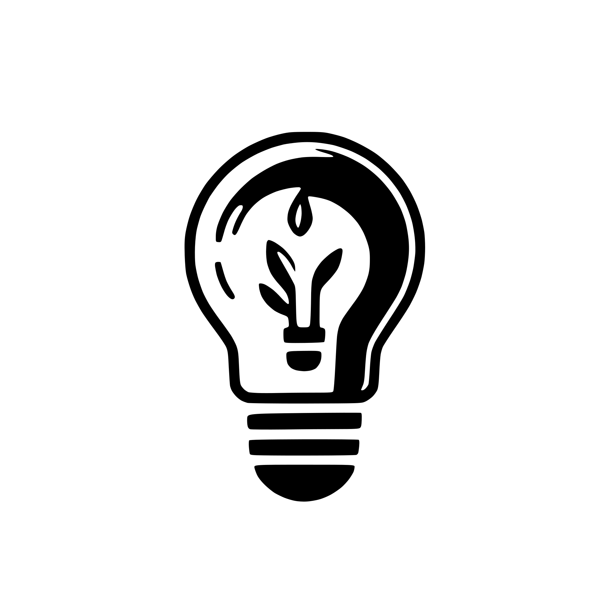 AI-generated SVG of 'lightbulb with glowing filament'