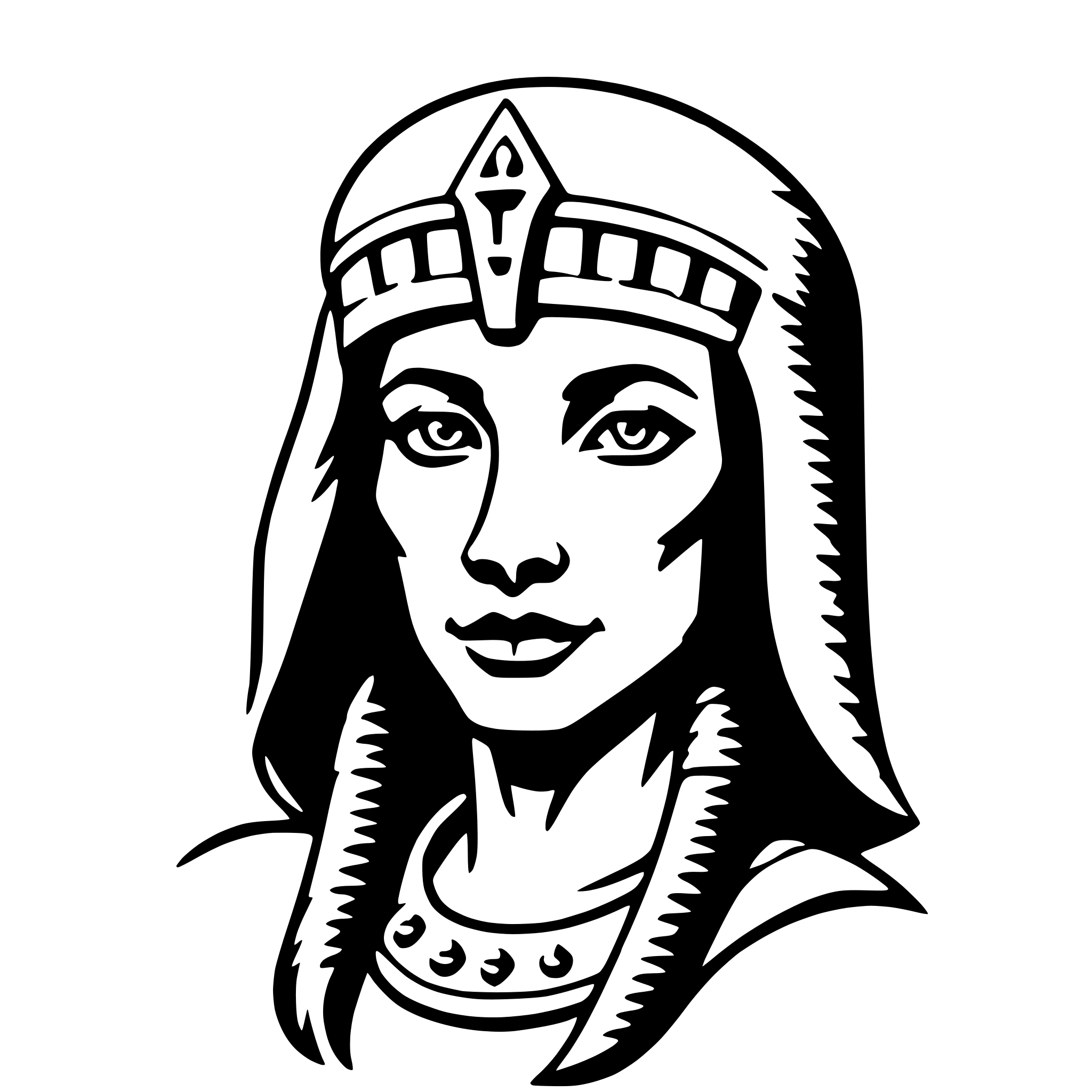 AI-generated SVG of 'sekhmet'