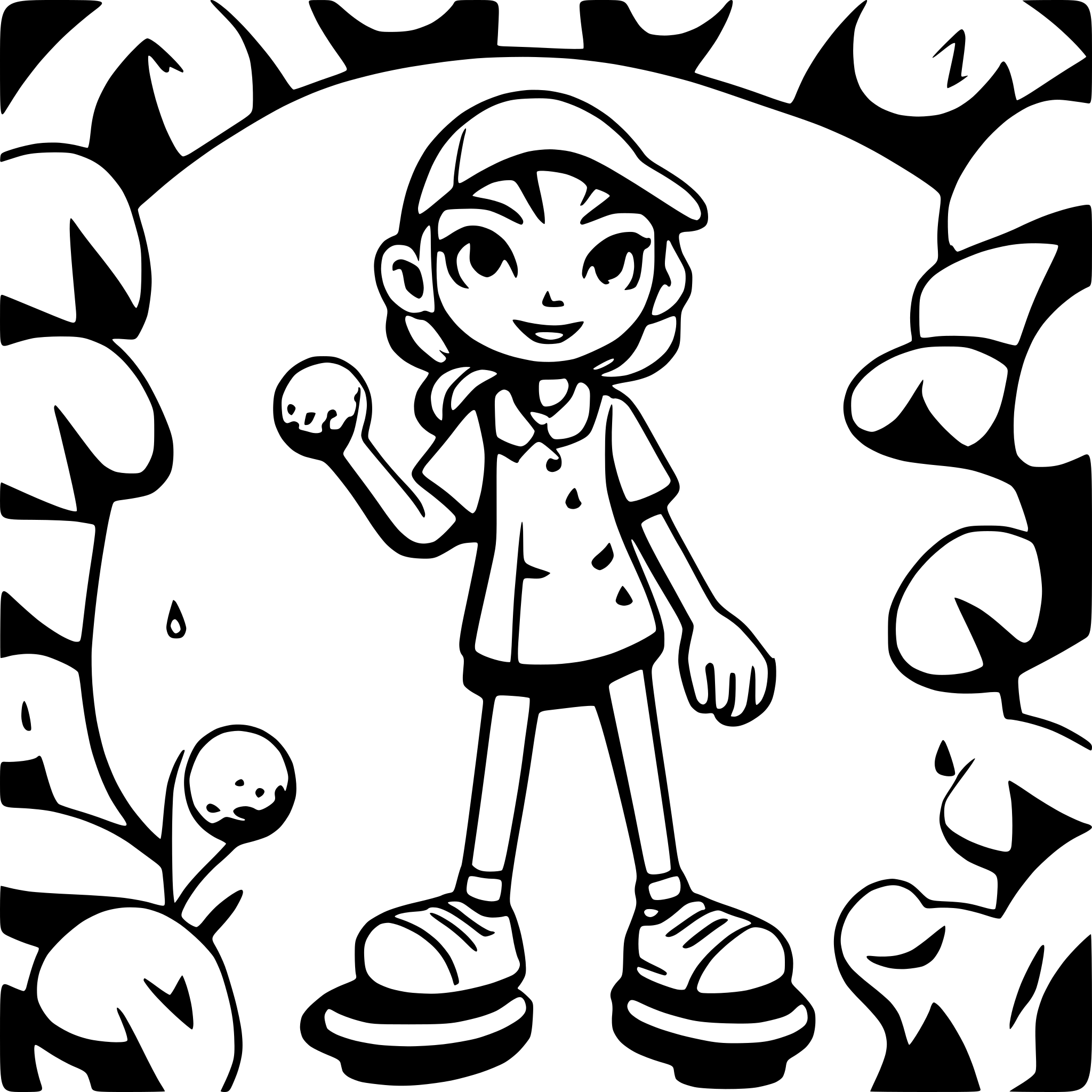 AI-generated SVG of a golf.athers