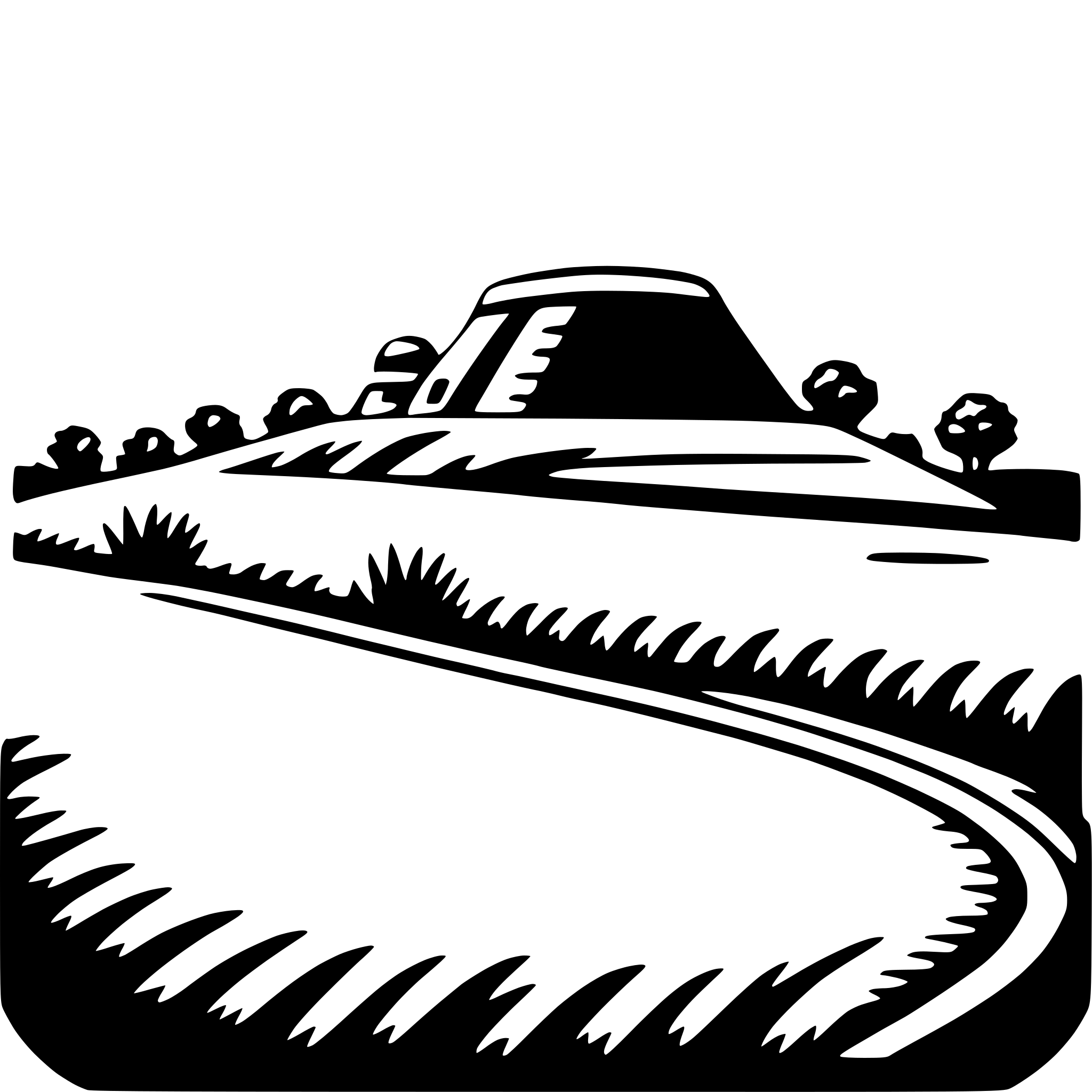 AI-generated SVG of 'cahokia mounds'