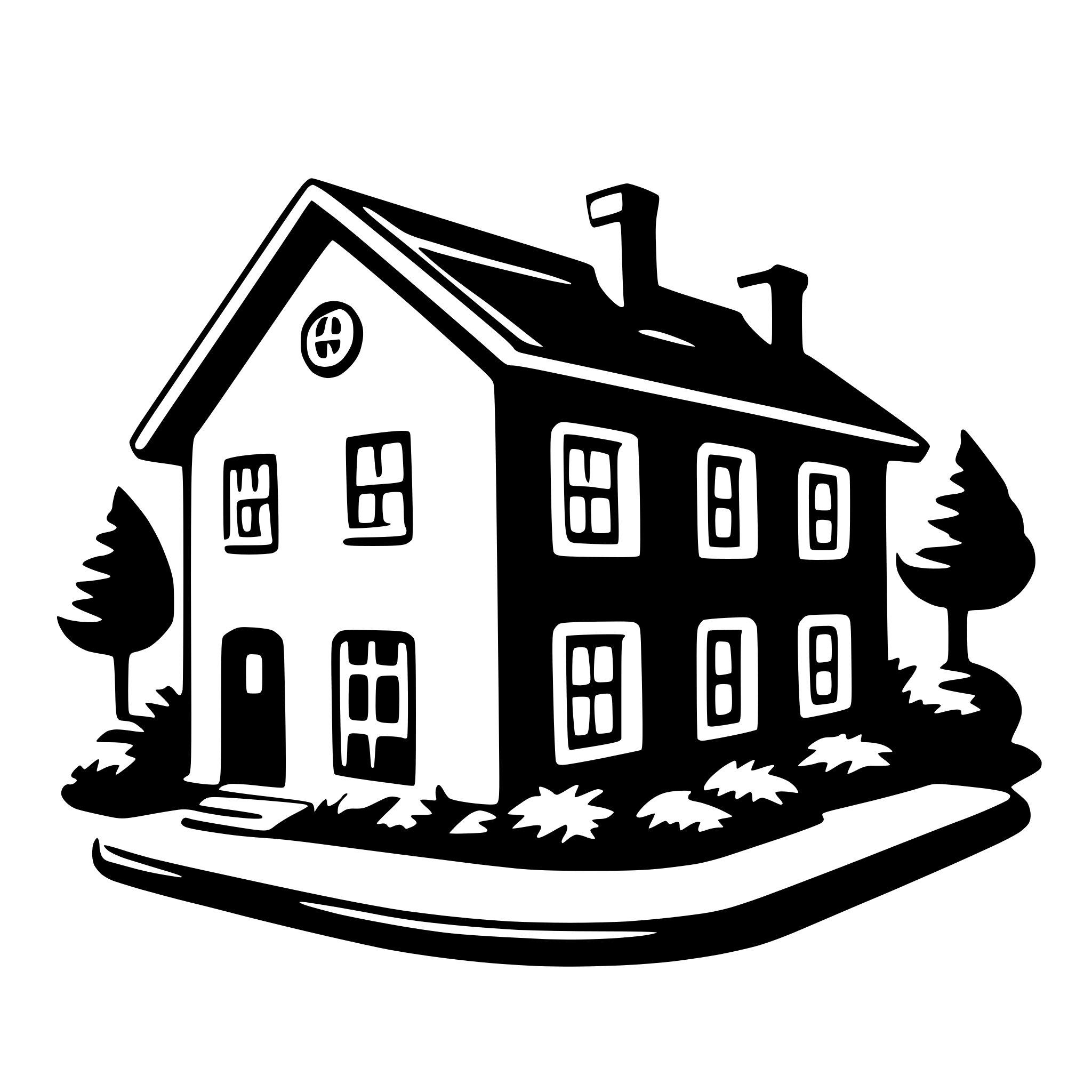AI-generated SVG of 'house'