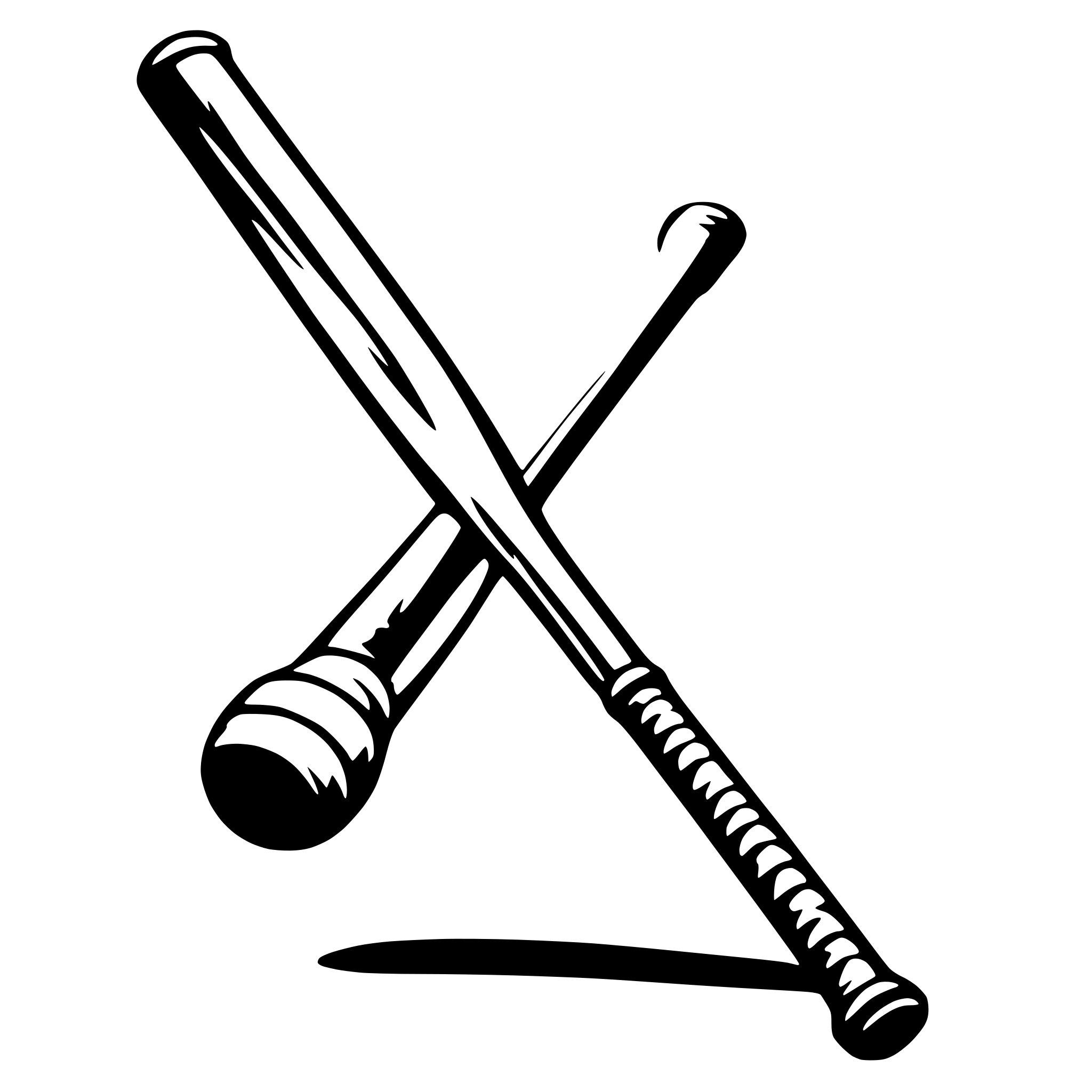 AI-generated SVG of a baseball bat