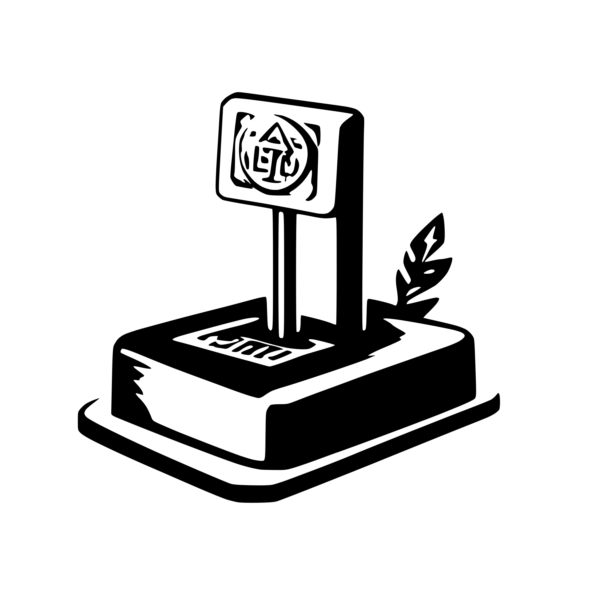 AI-generated SVG of a stamp