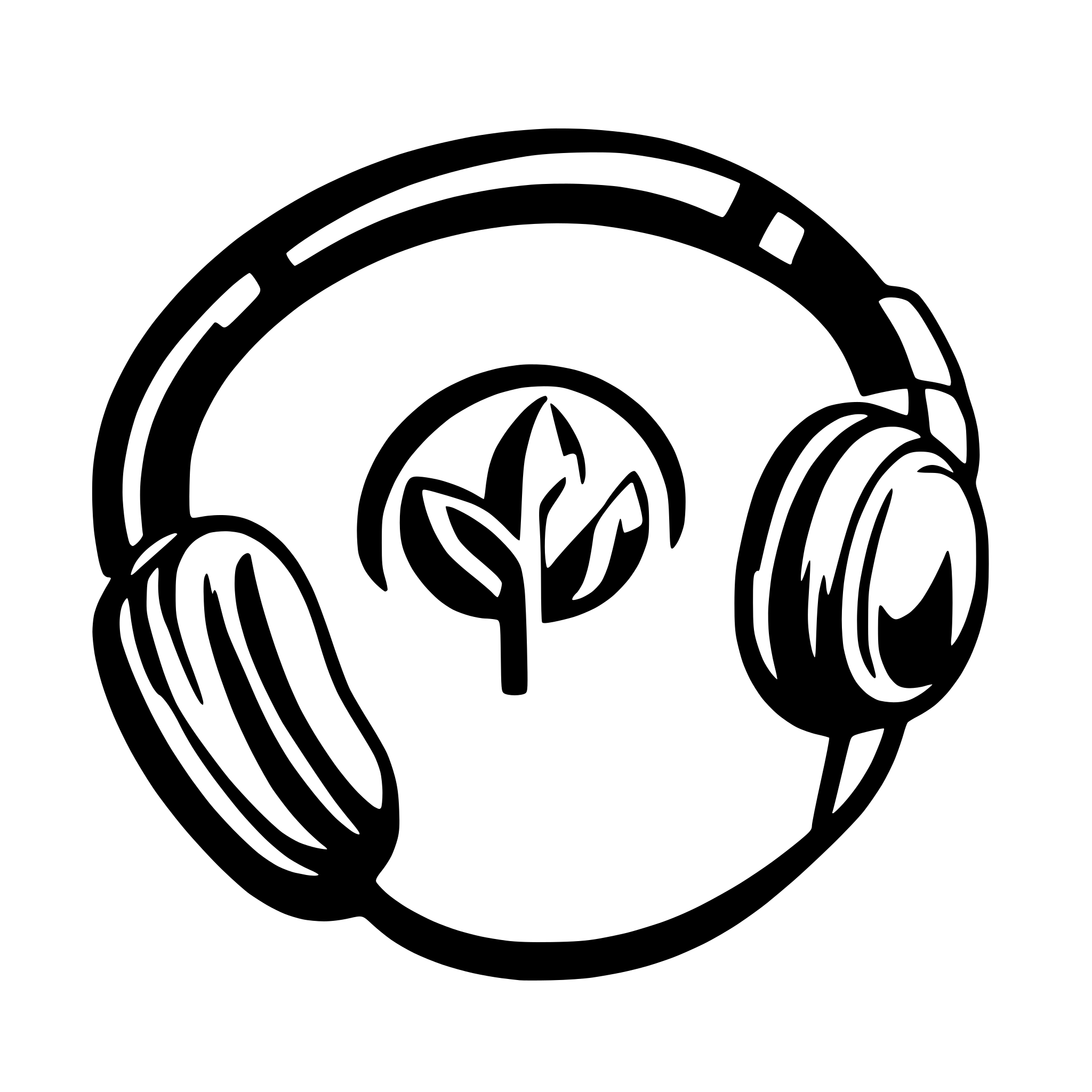 AI-generated SVG of 'headphone'