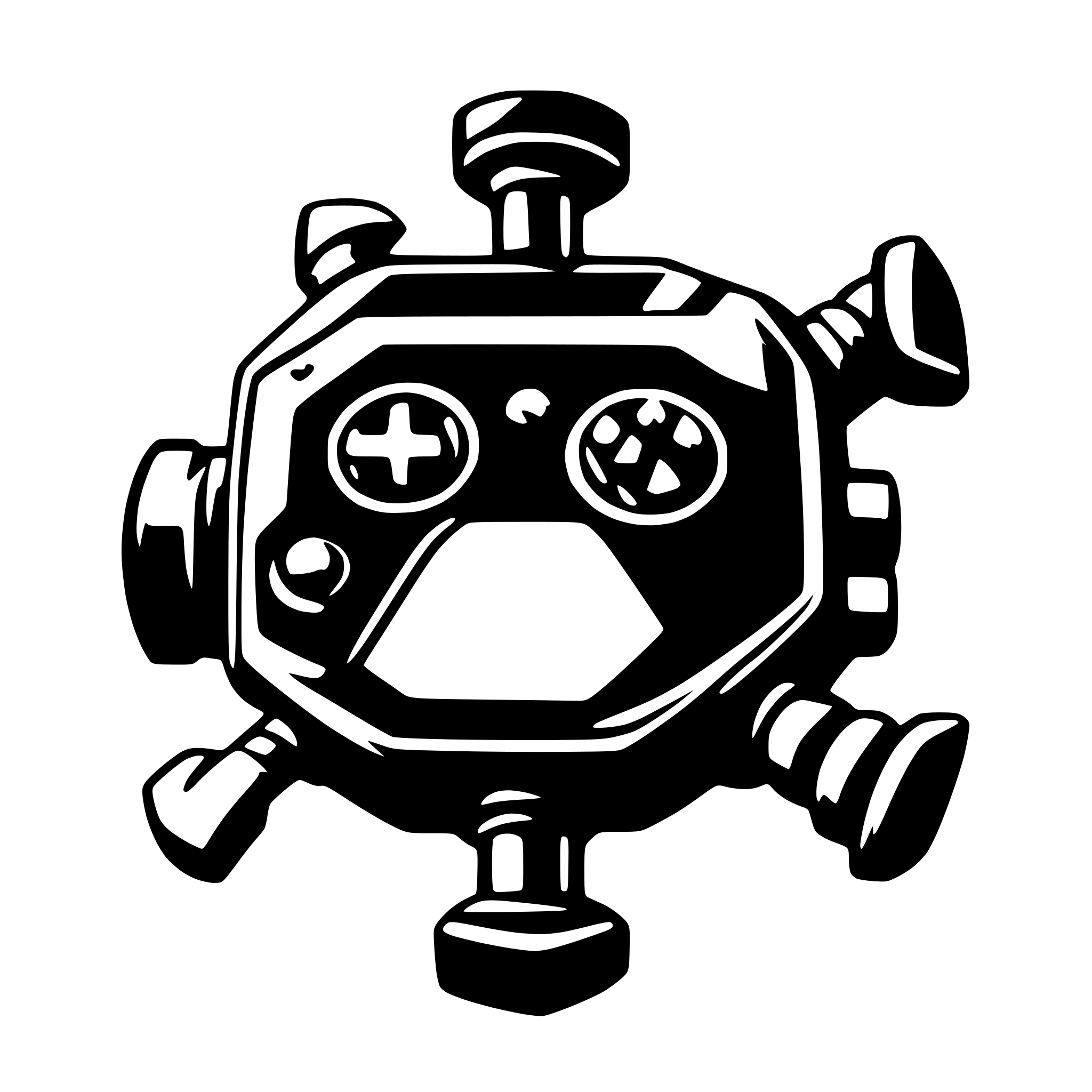 AI-generated SVG of a Game Engine