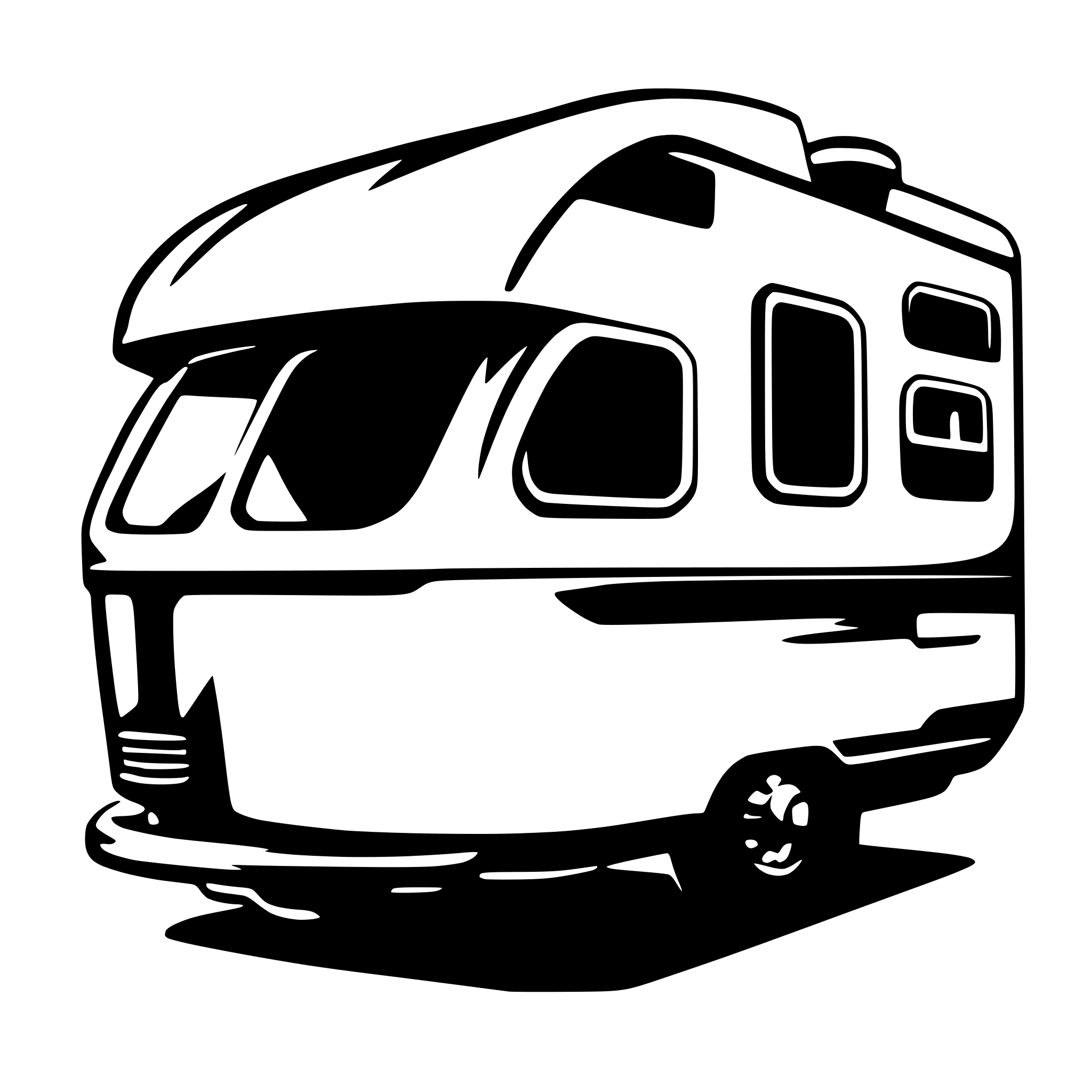 AI-generated SVG of a motorhome for logo