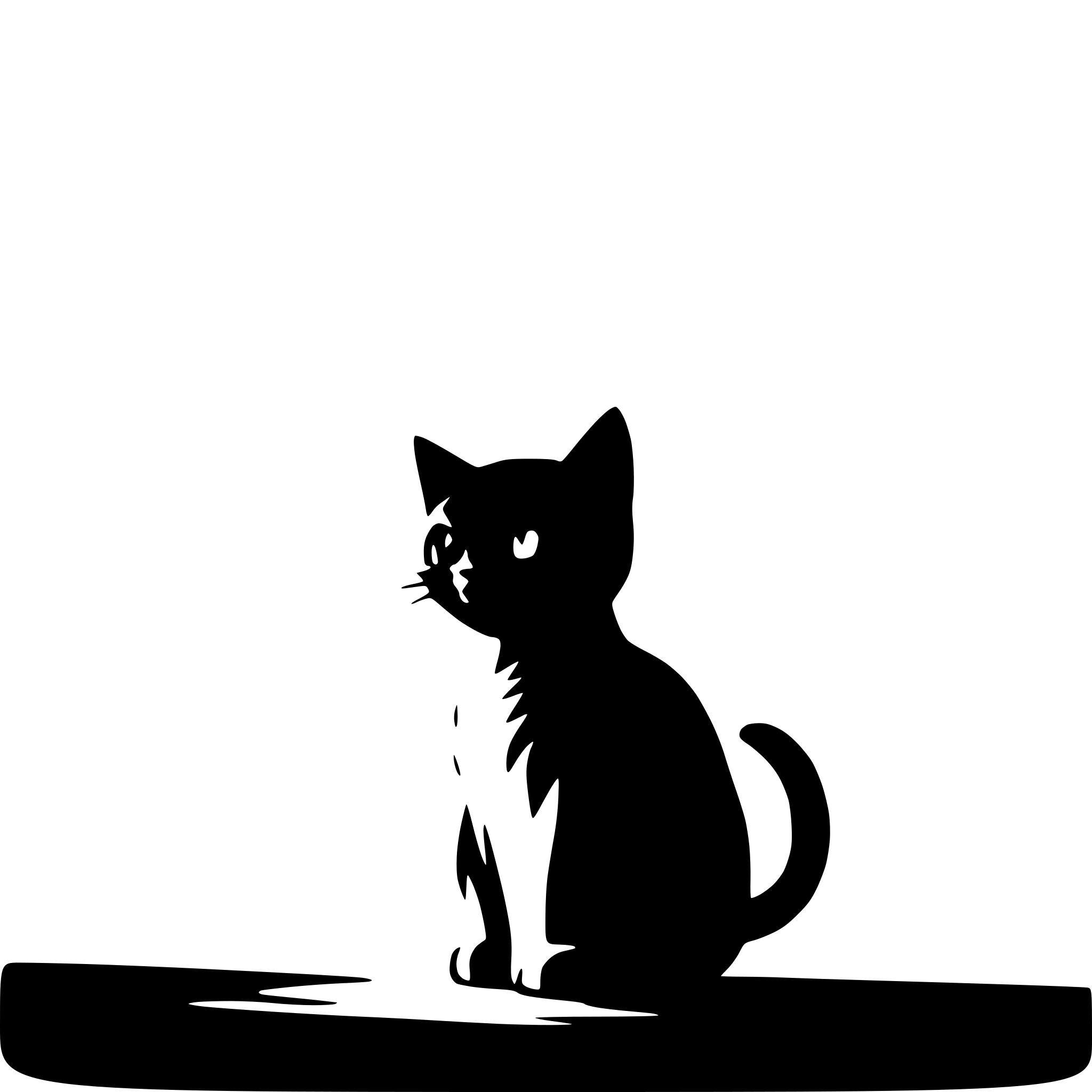 AI-generated SVG of a cute kitten