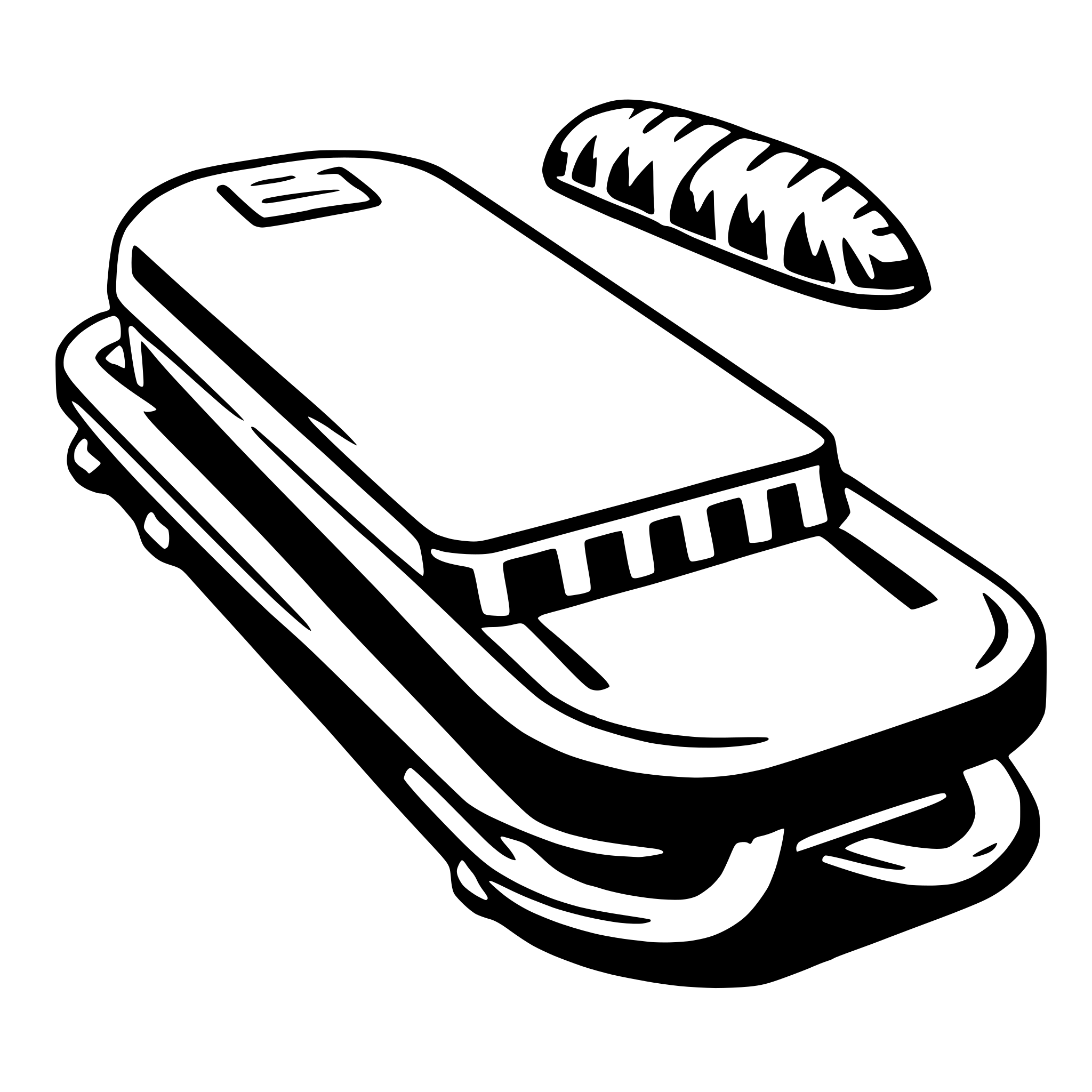 AI-generated SVG of a sled