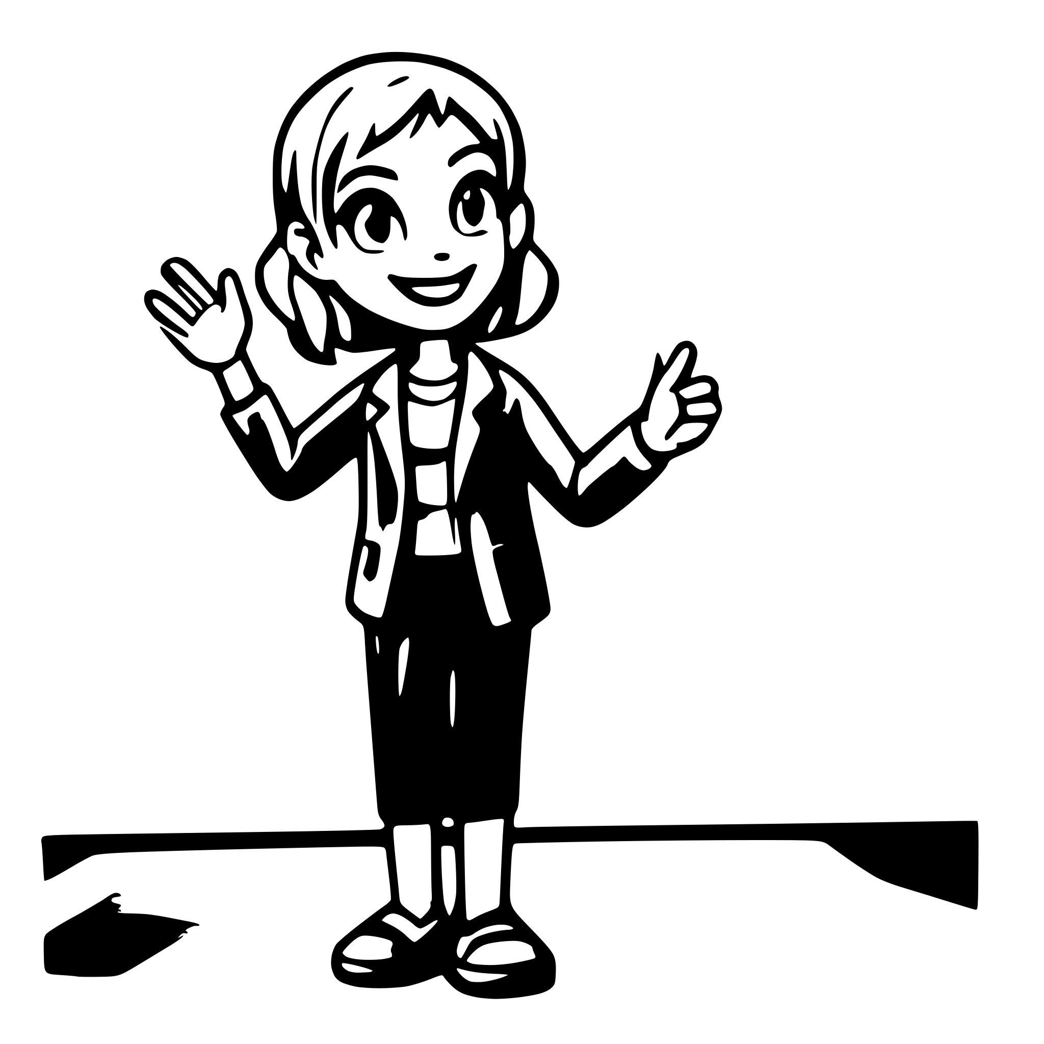 AI-generated SVG of 'saying an educator goodbye'