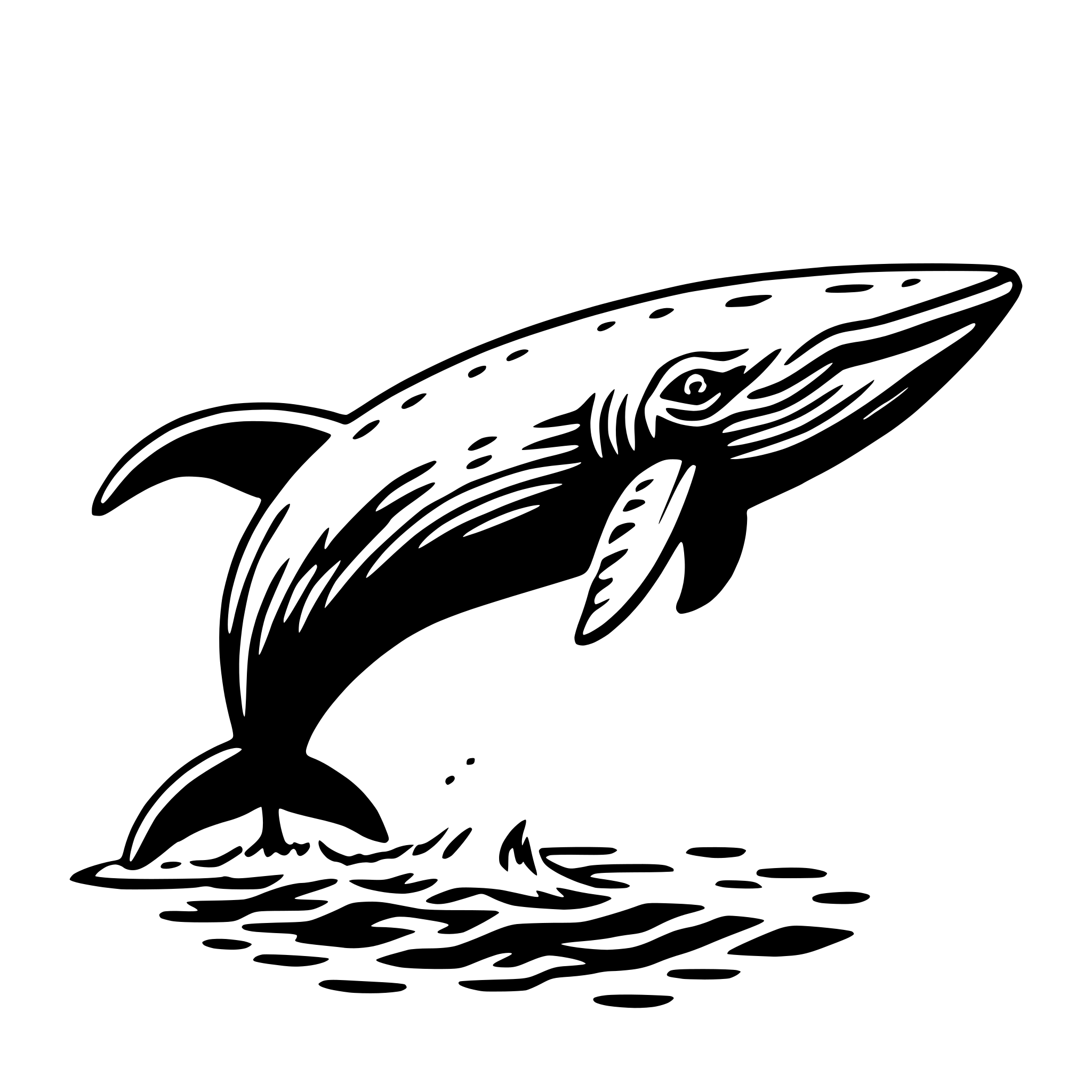 AI-generated SVG of 'blue whale'