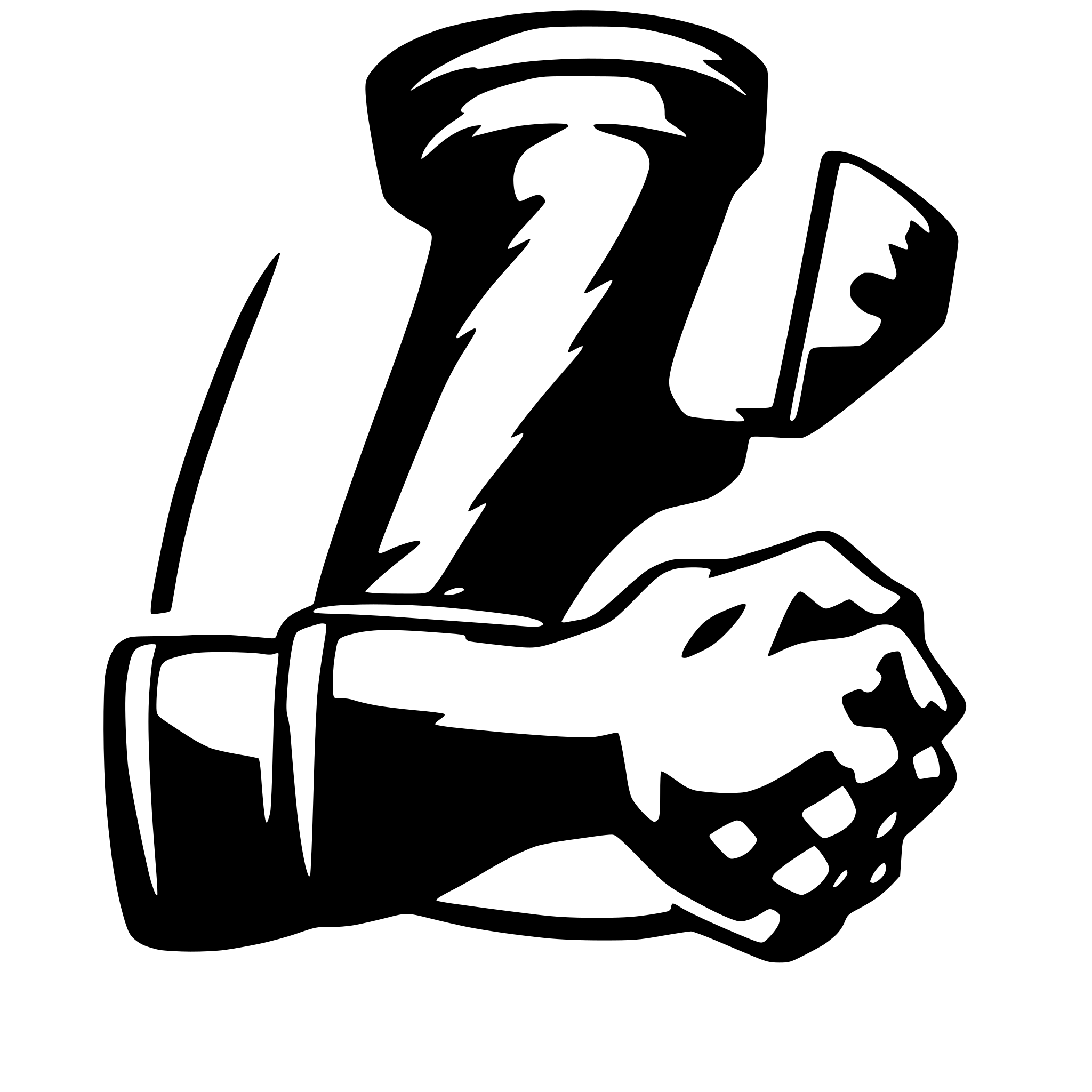 AI-generated SVG of a elbow support