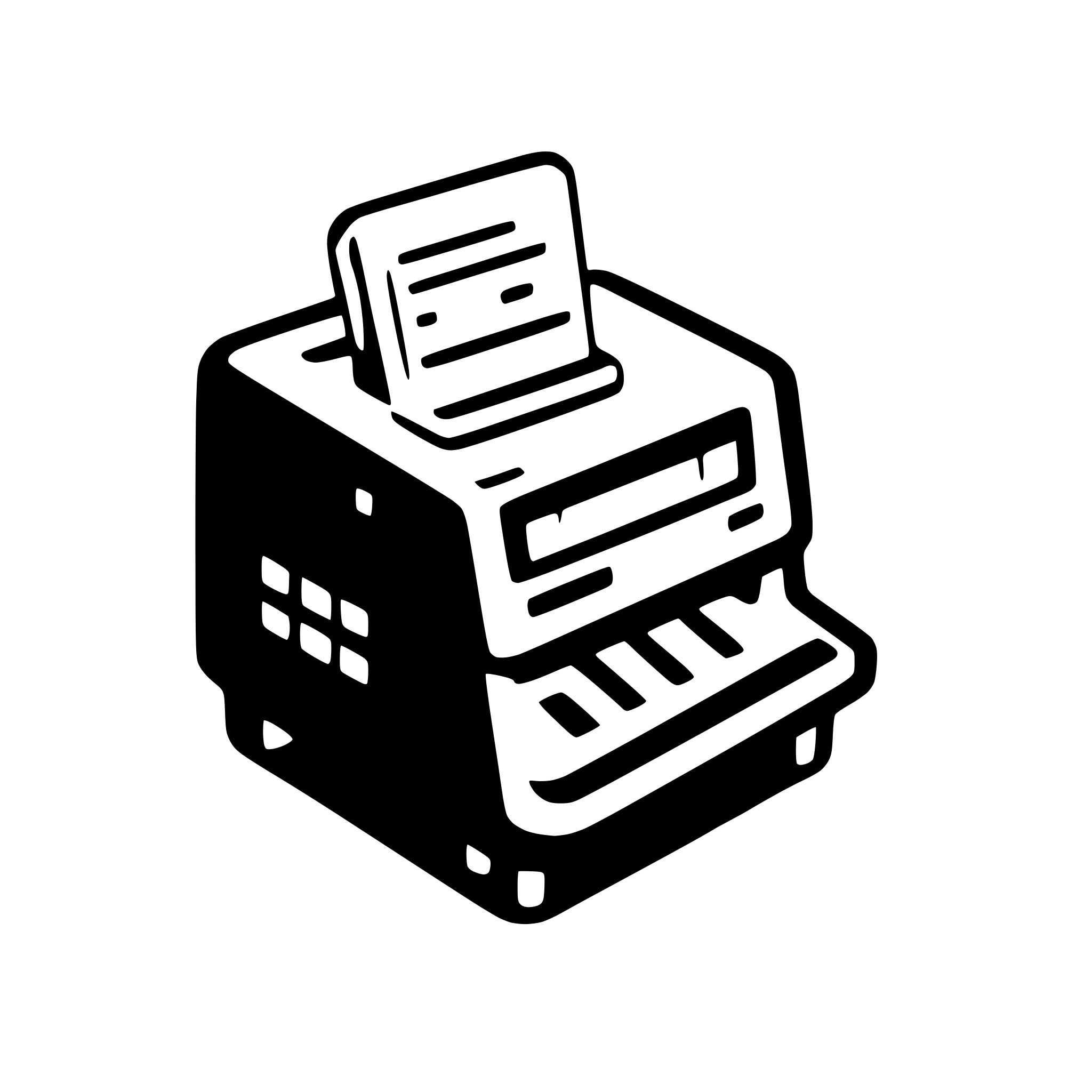AI-generated SVG of a An overhead projector that throws out excel sheets. AI-generated SVG of a An overhead projector that throws out excel sheets.
