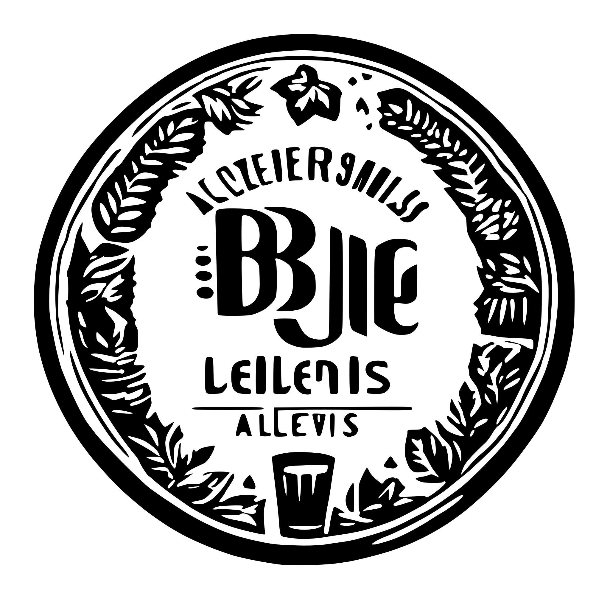 AI-generated SVG of a Make round svg represent beers and drinks and write the name ALEXIS on the center AI-generated SVG of a Make round svg represent beers and drinks and write the name ALEXIS on the center