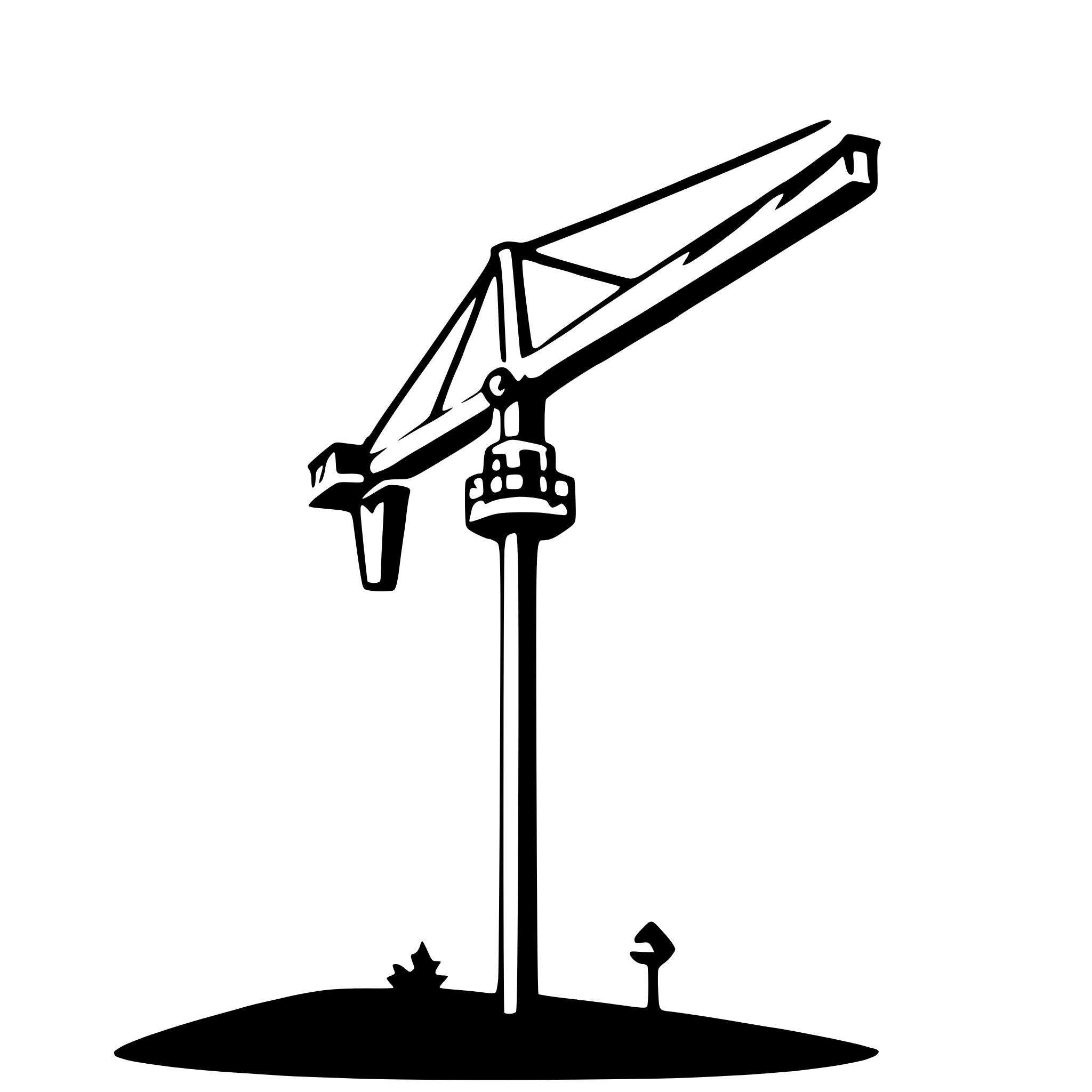AI-generated SVG of a crane