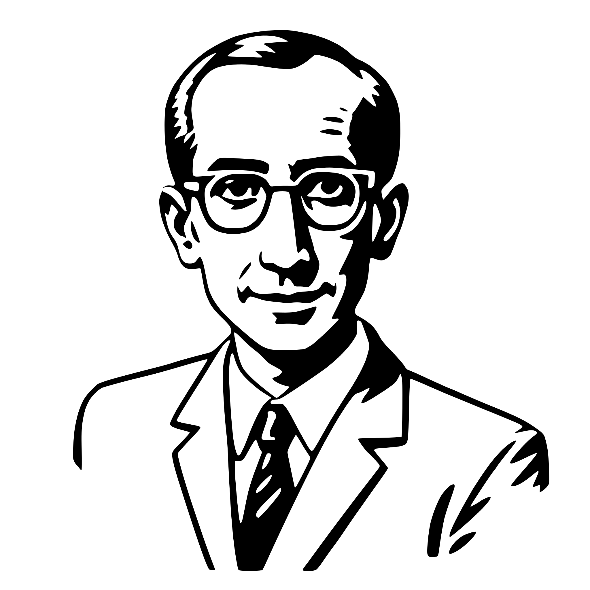 AI-generated SVG of 'jonas salk'
