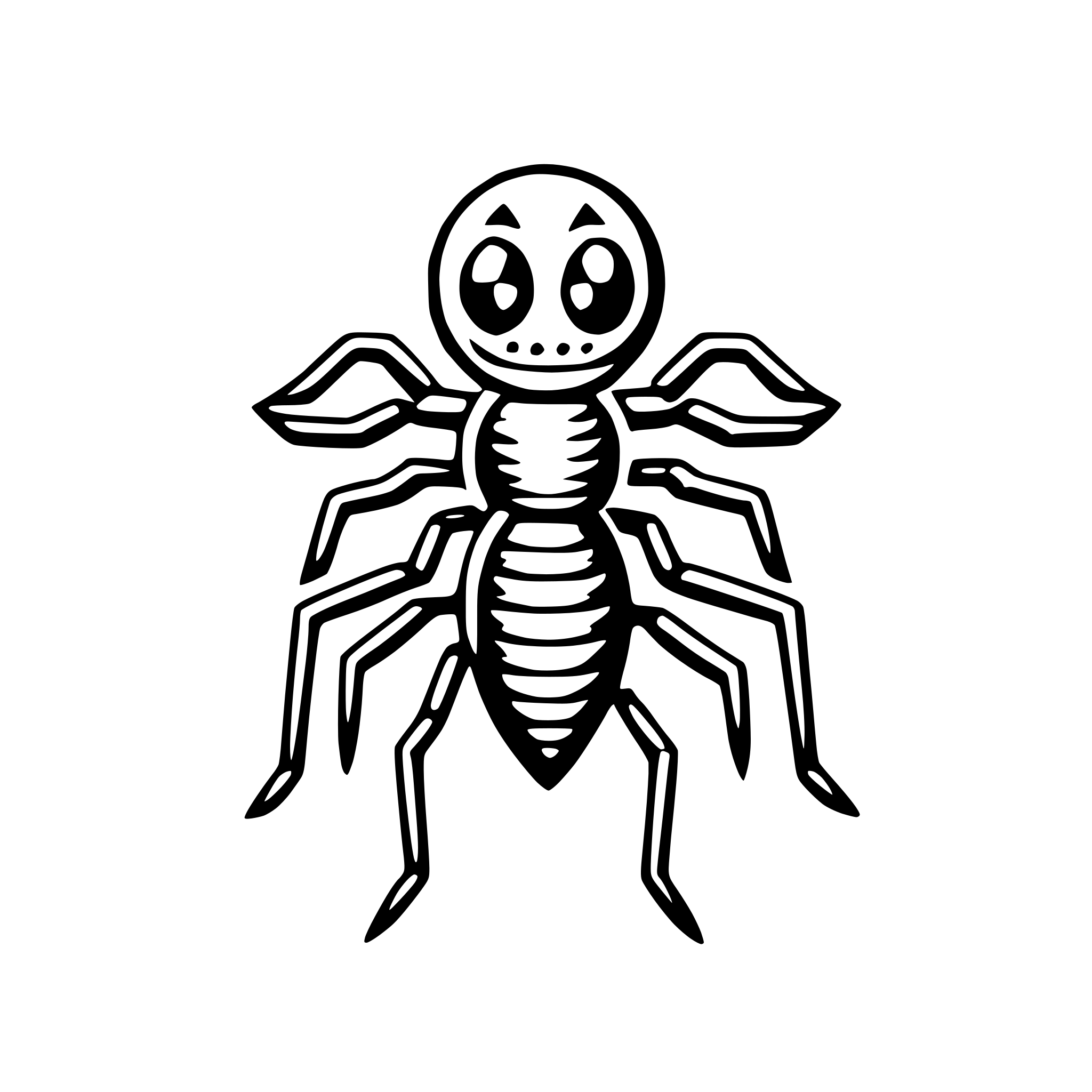 AI-generated SVG of 'anansi'