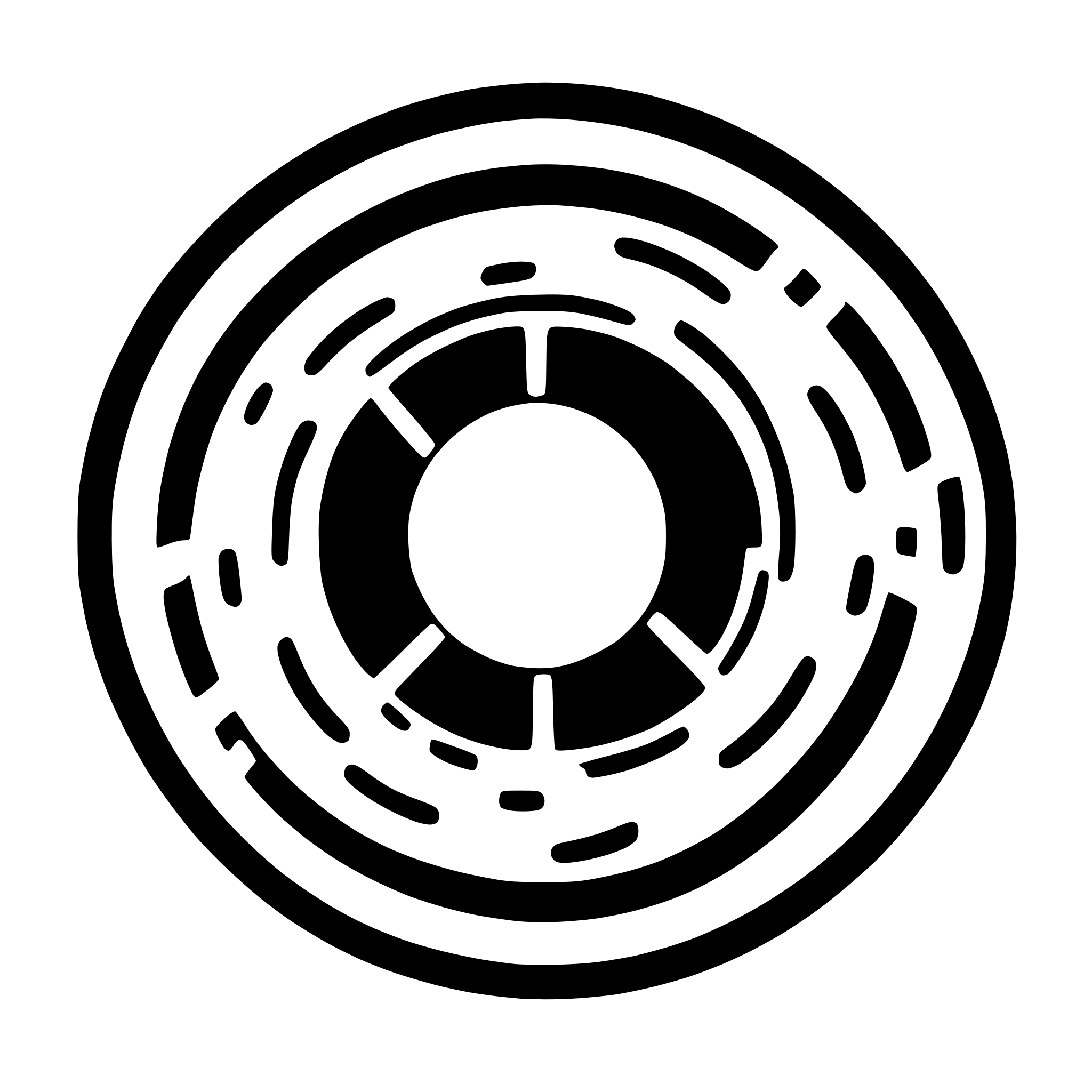 AI-generated SVG of 'sinewy threads in an organic circular pattern'