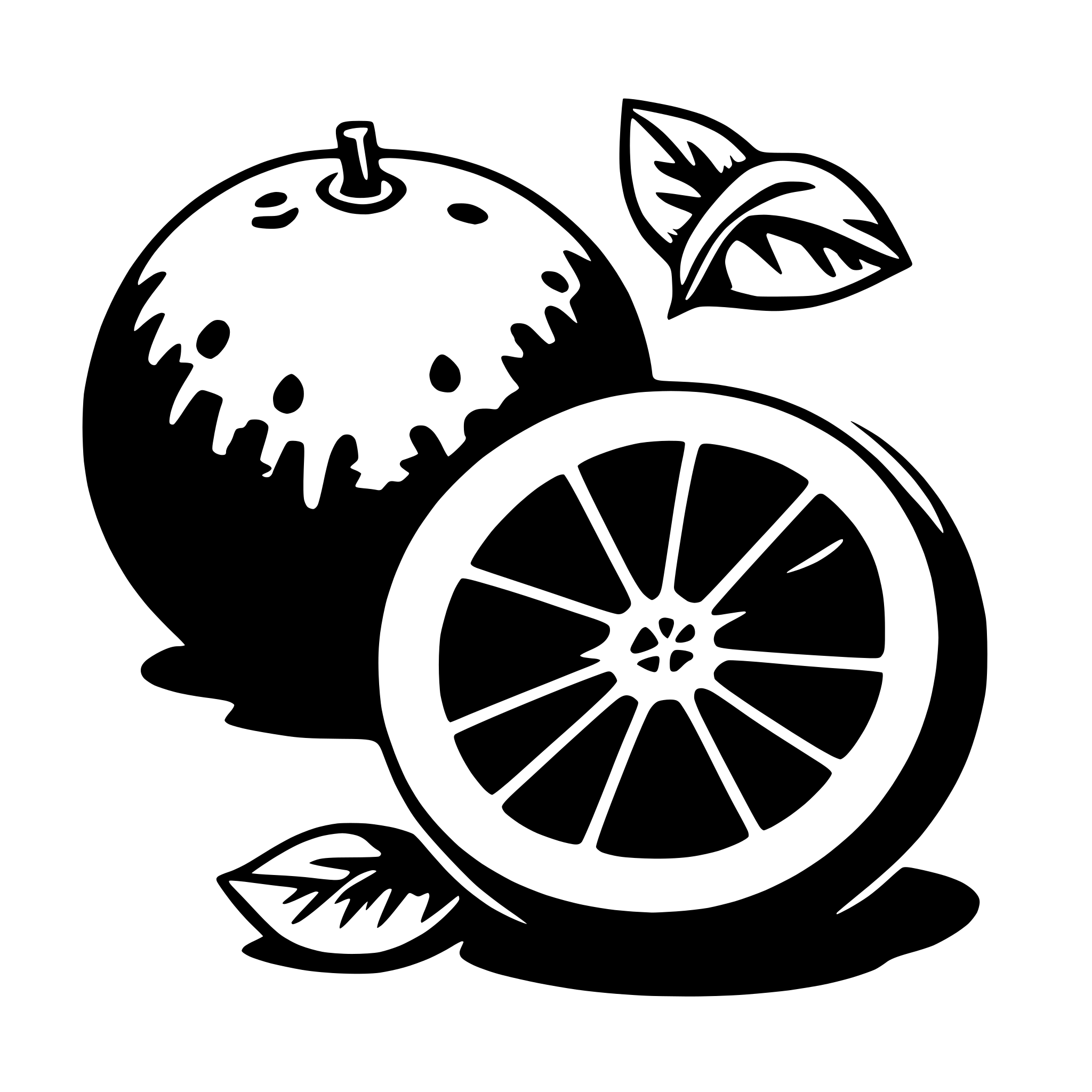 AI-generated SVG of a grapefruit