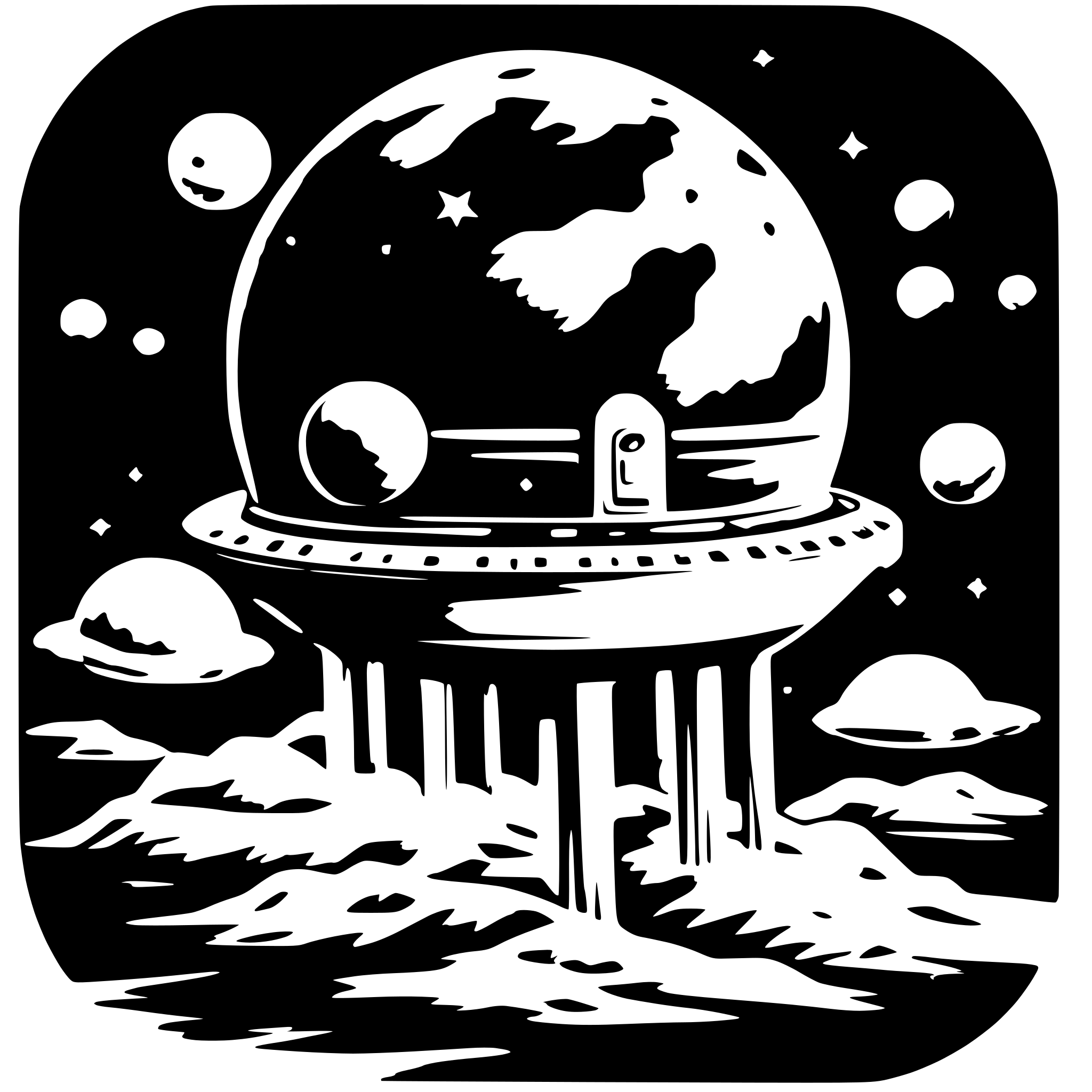 AI-generated SVG of 'astraunaute floting espace'