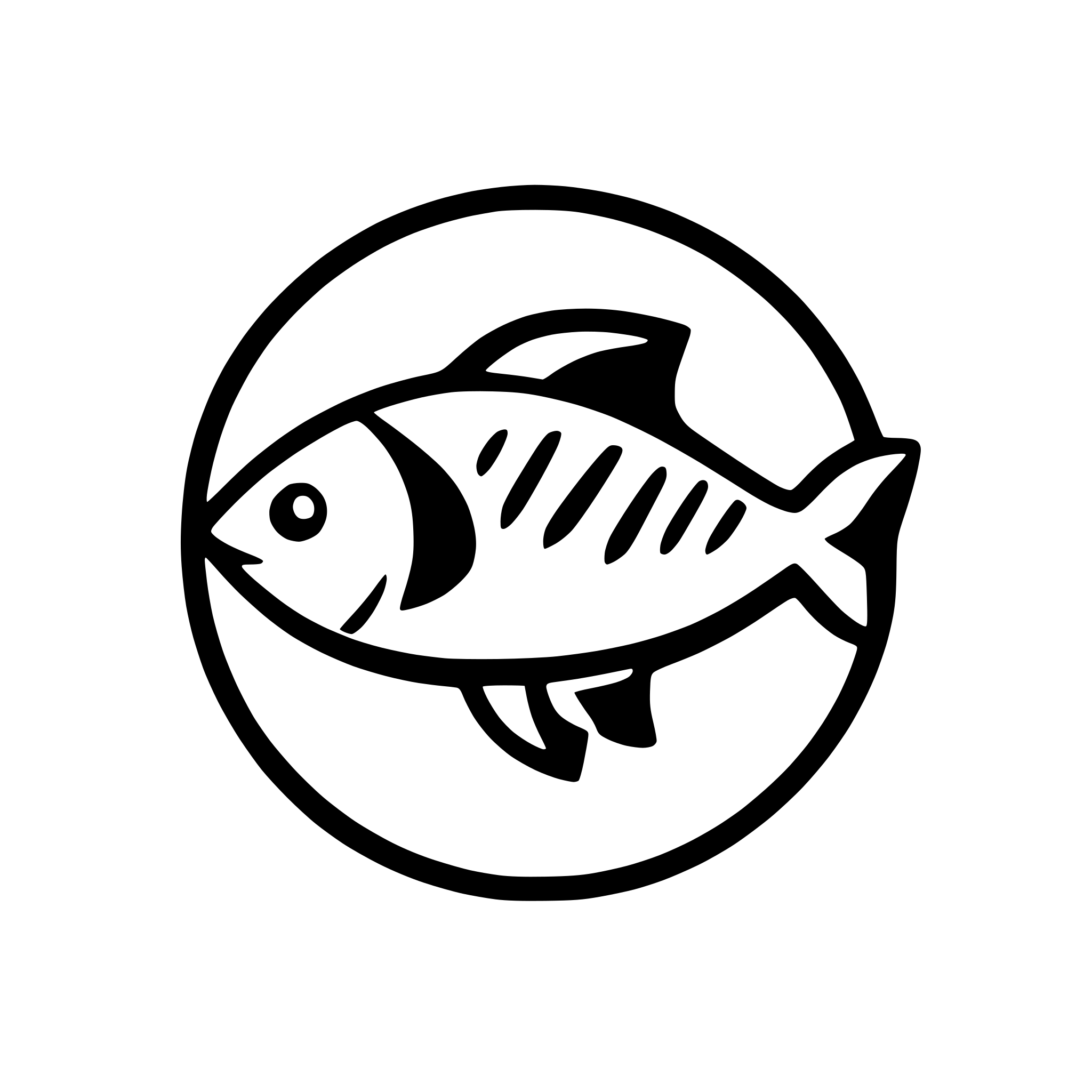 AI-generated SVG of a fish