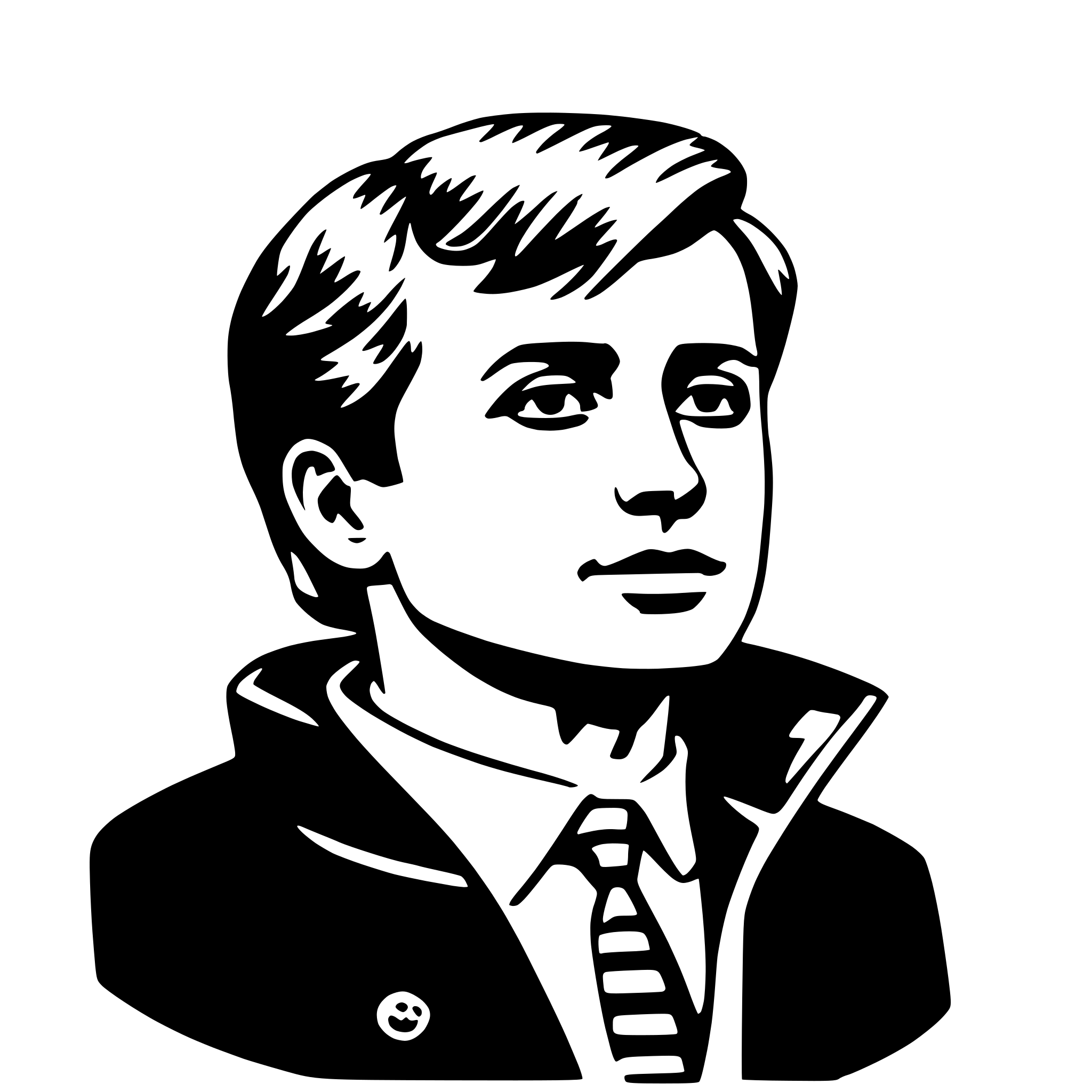 AI-generated SVG of a kennedy