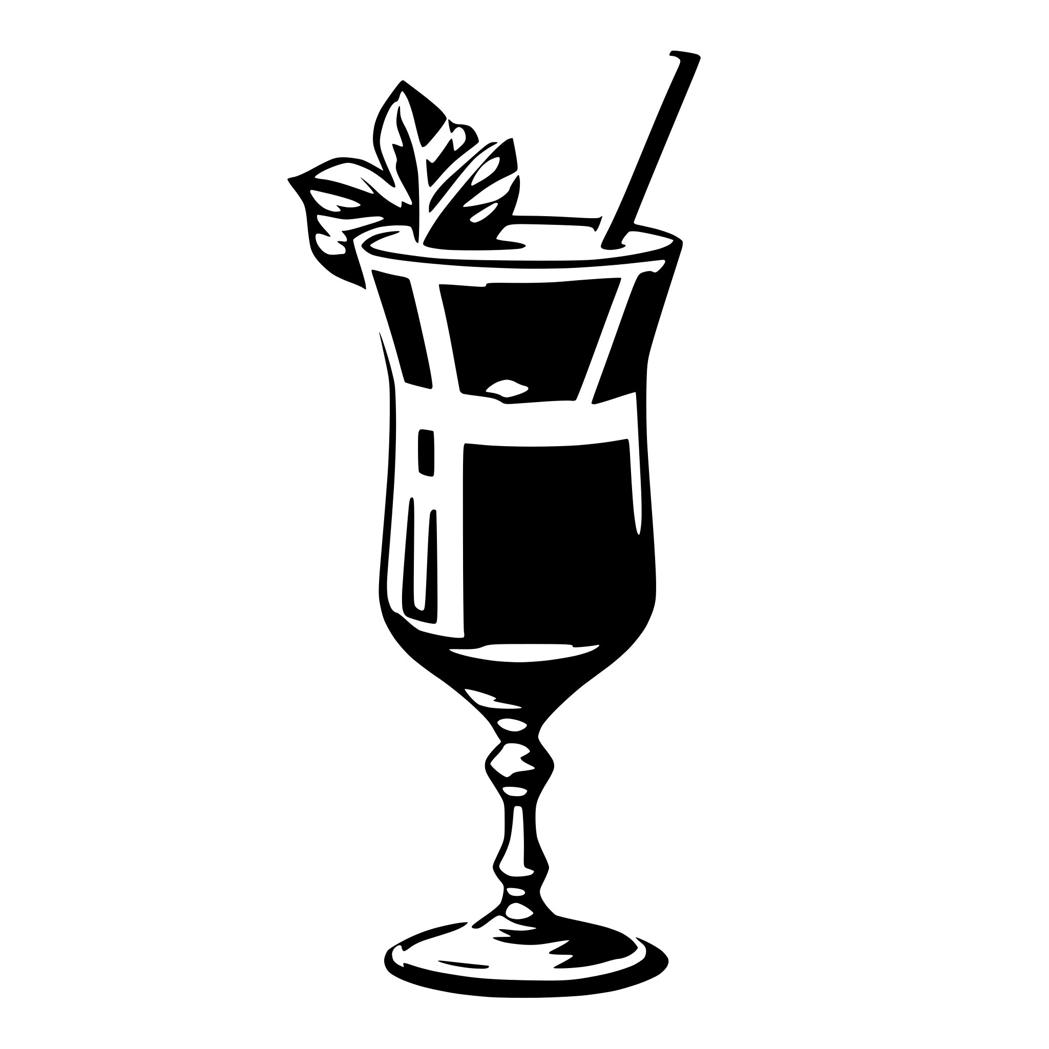 AI-generated SVG of a cocktail
