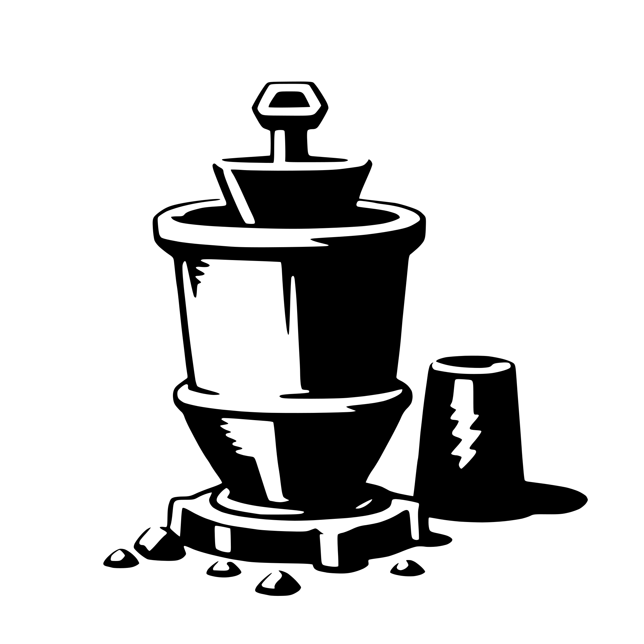AI-generated SVG of a mortar