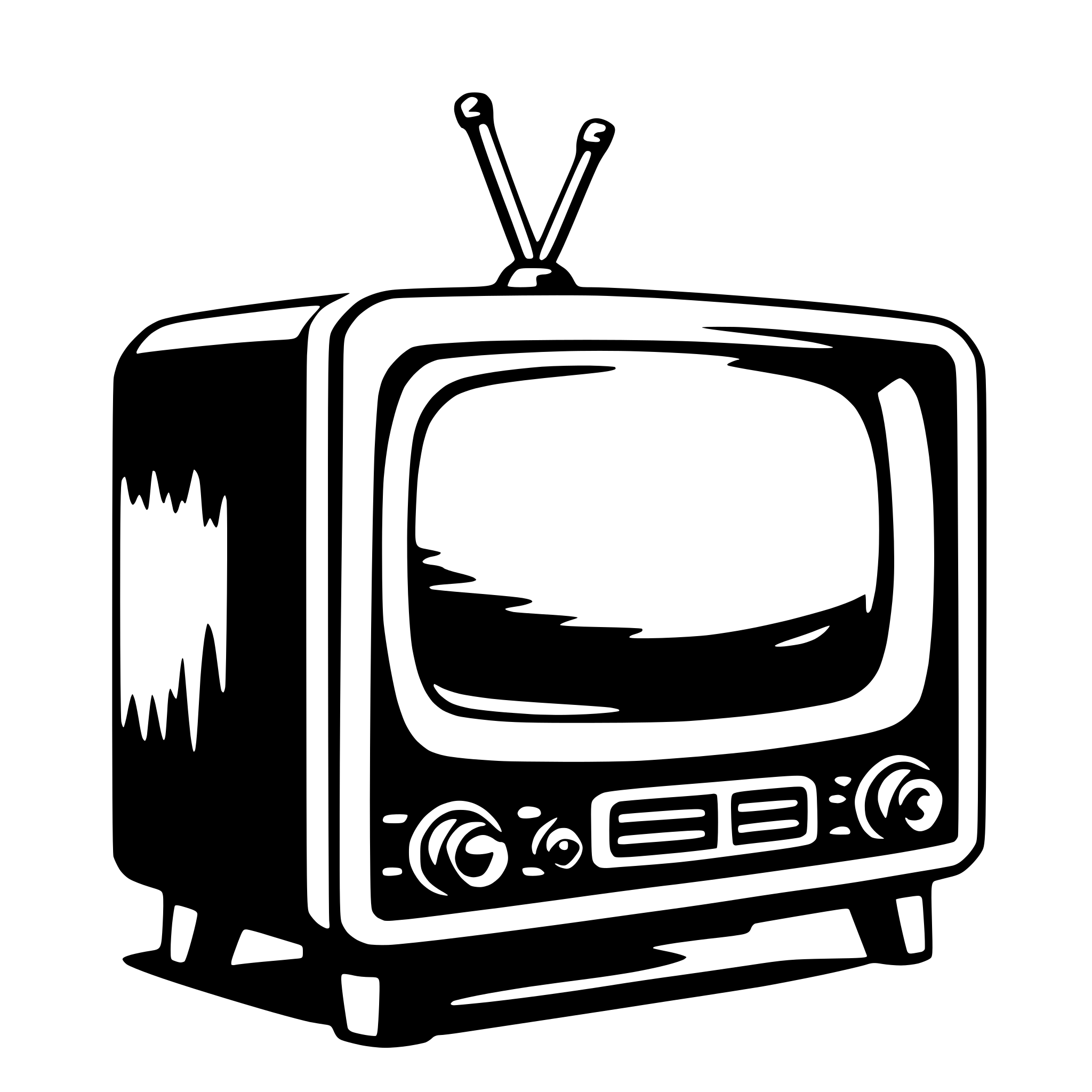 AI-generated SVG of 'tv'