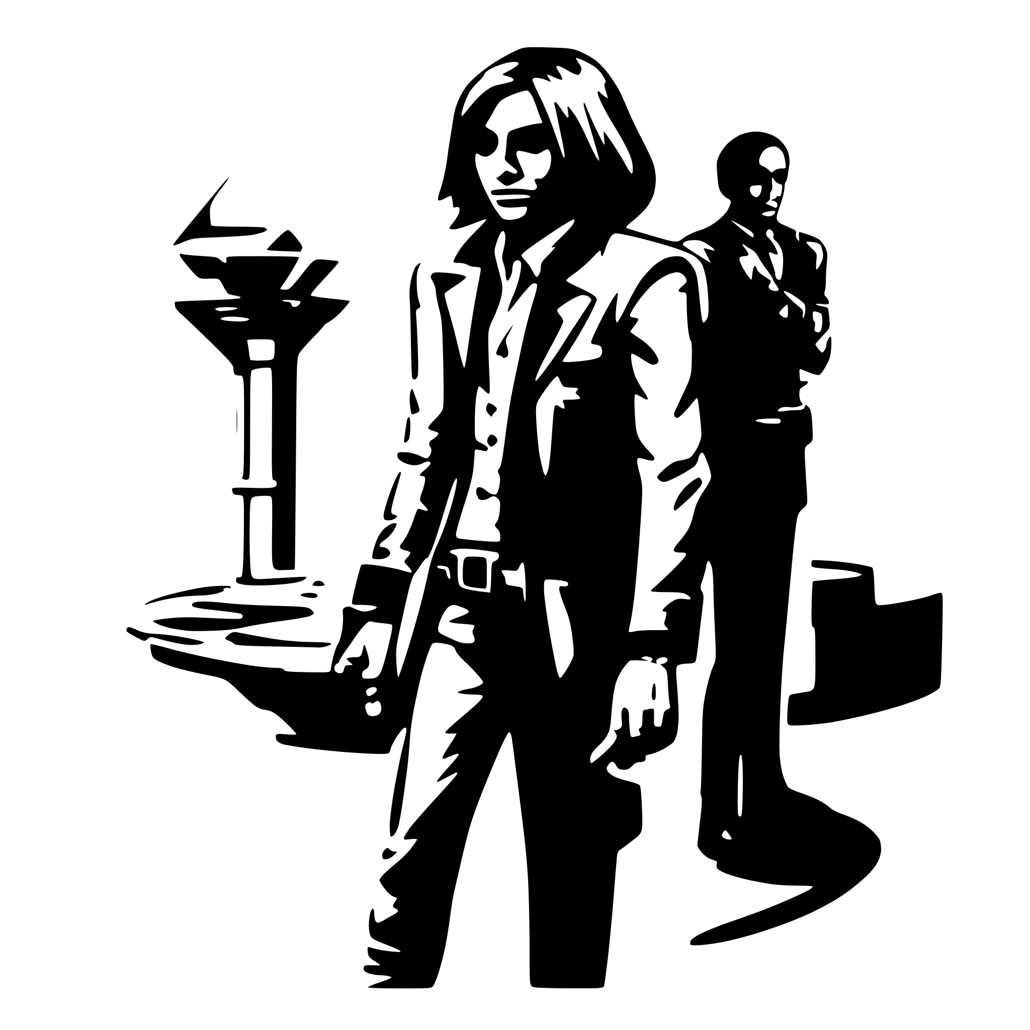 AI-generated SVG of 'disco elysium skills'