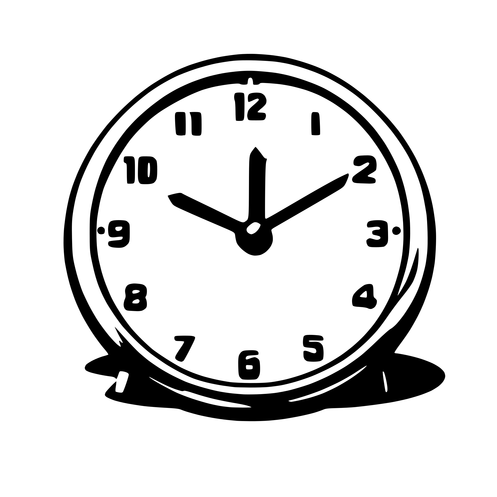 AI-generated SVG of 'Youtube+clock'
