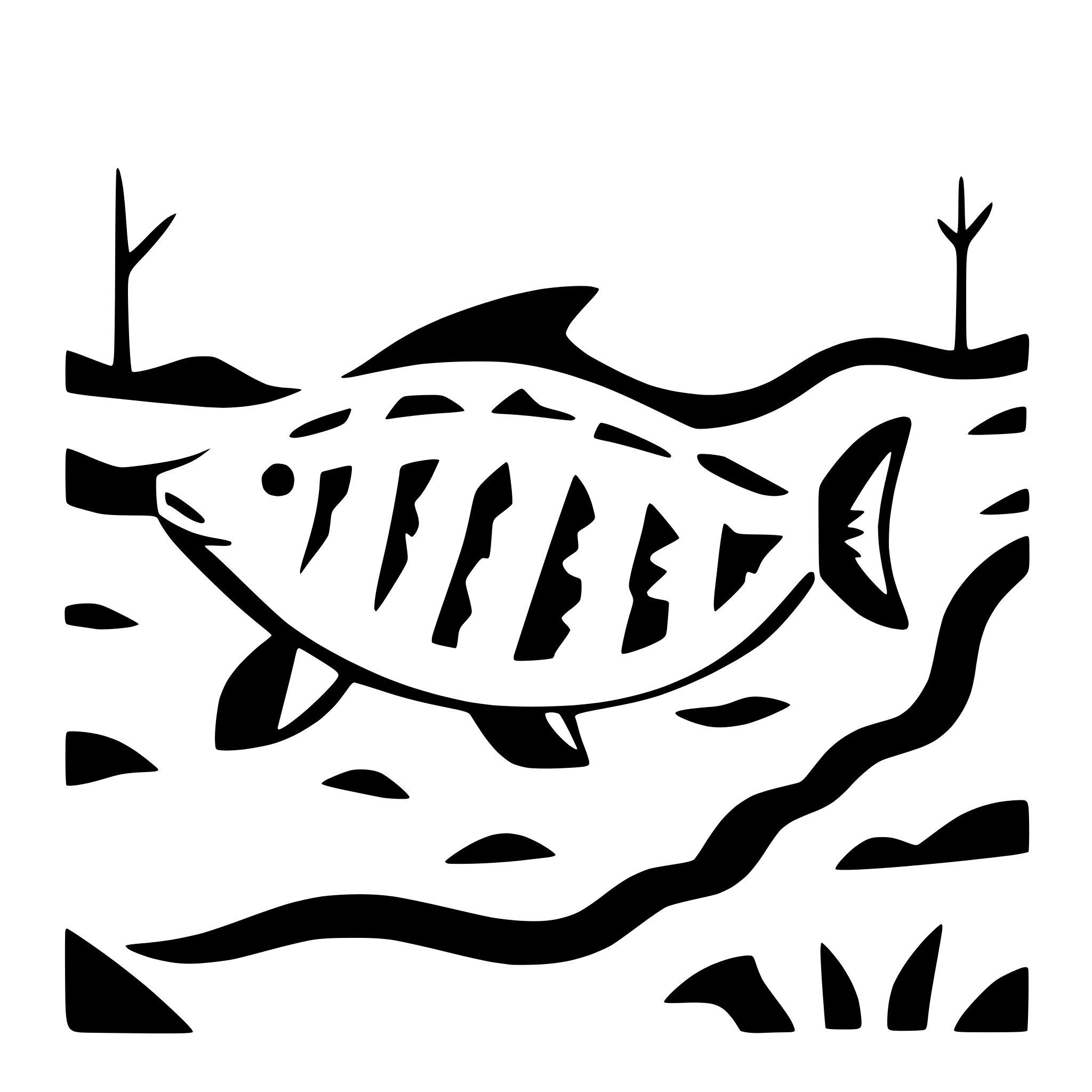 AI-generated SVG of 'fish swimming in a river'