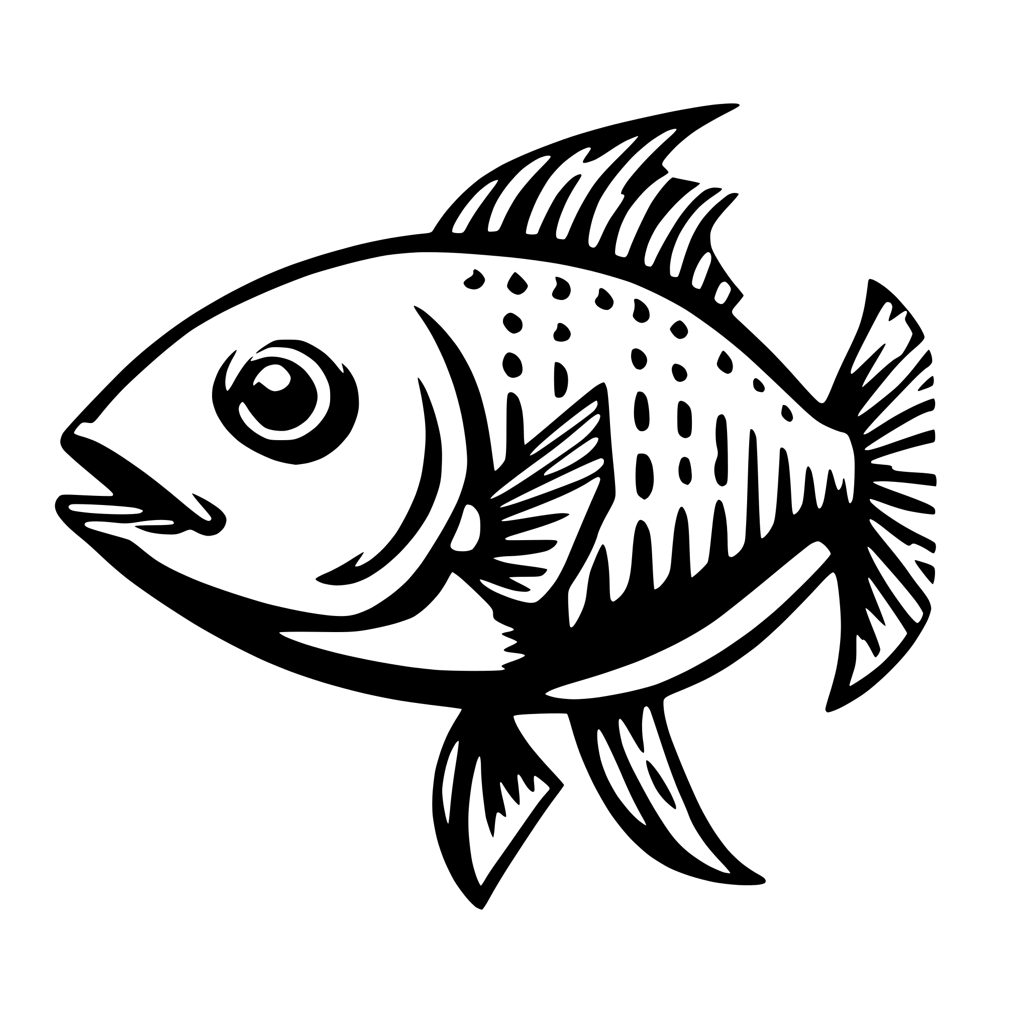 AI-generated SVG of 'Fisch'