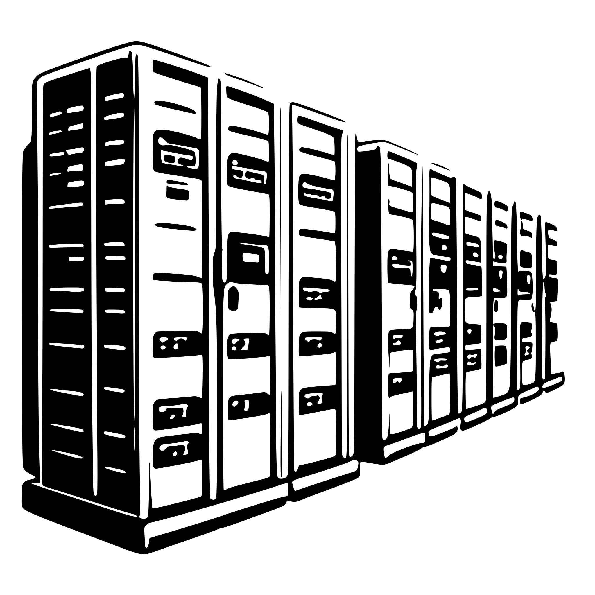 AI-generated SVG of 'Data Center Racks'