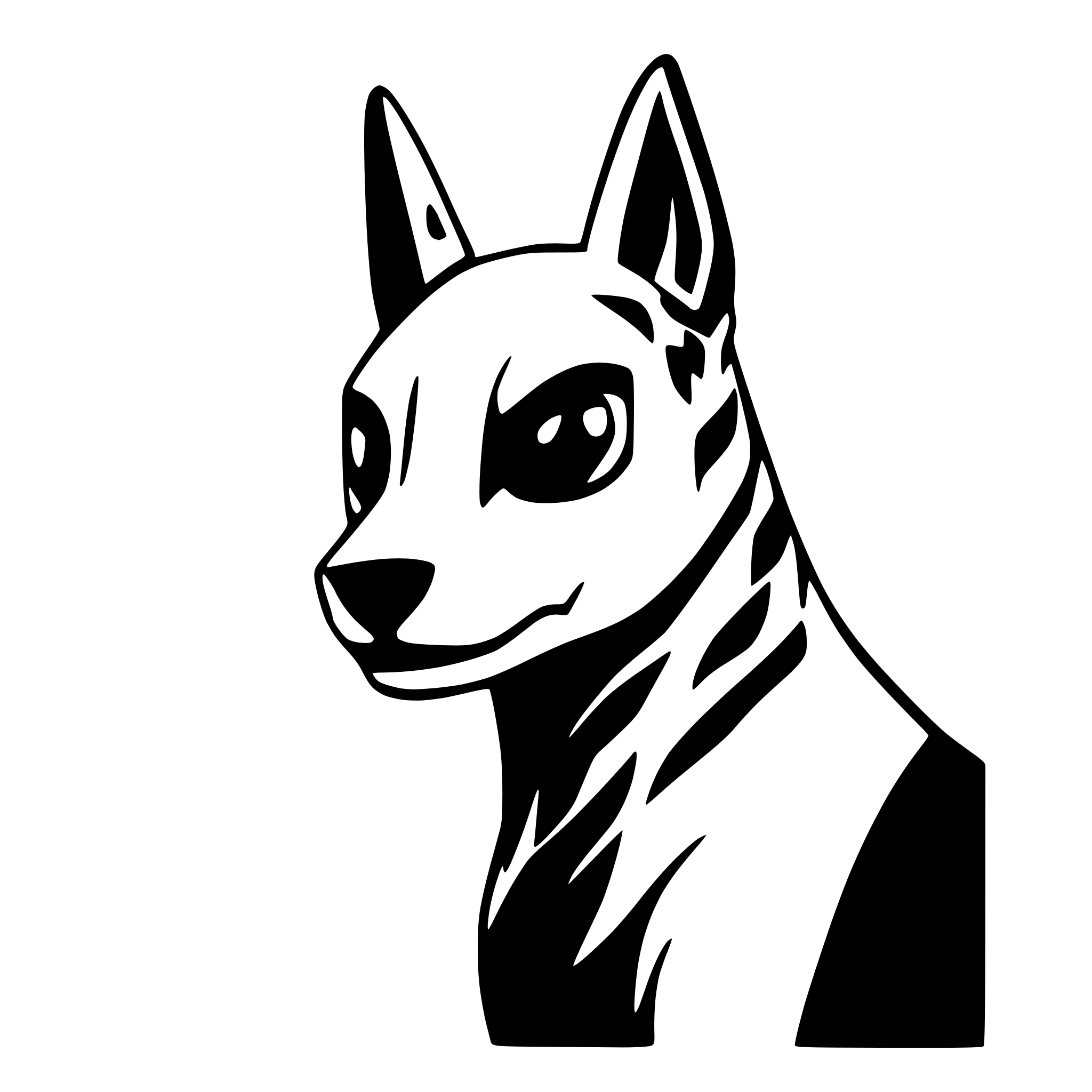 AI-generated SVG of 'dogpool and deadpool high detail'