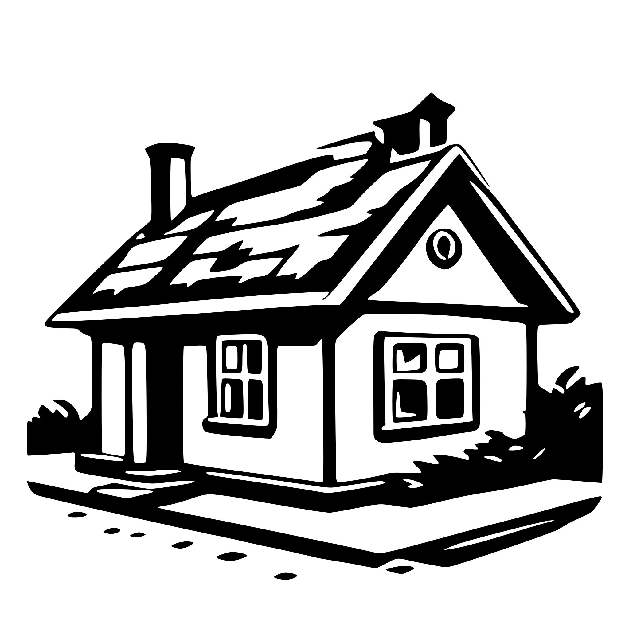AI-generated SVG of 'roofing'