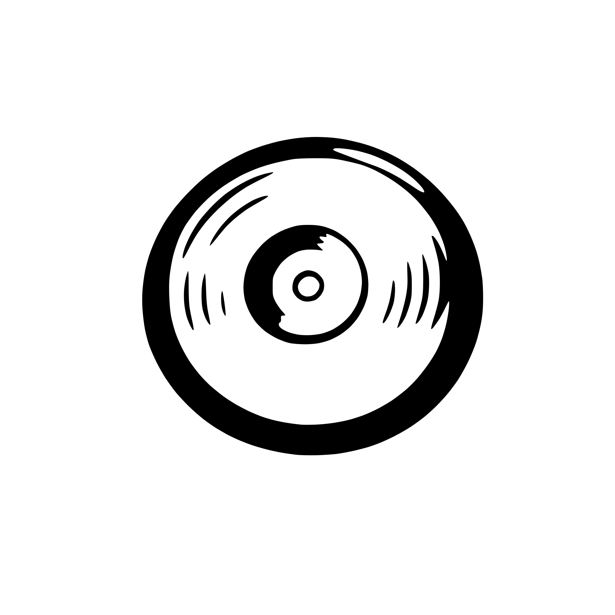 AI-generated SVG of a vinyl record