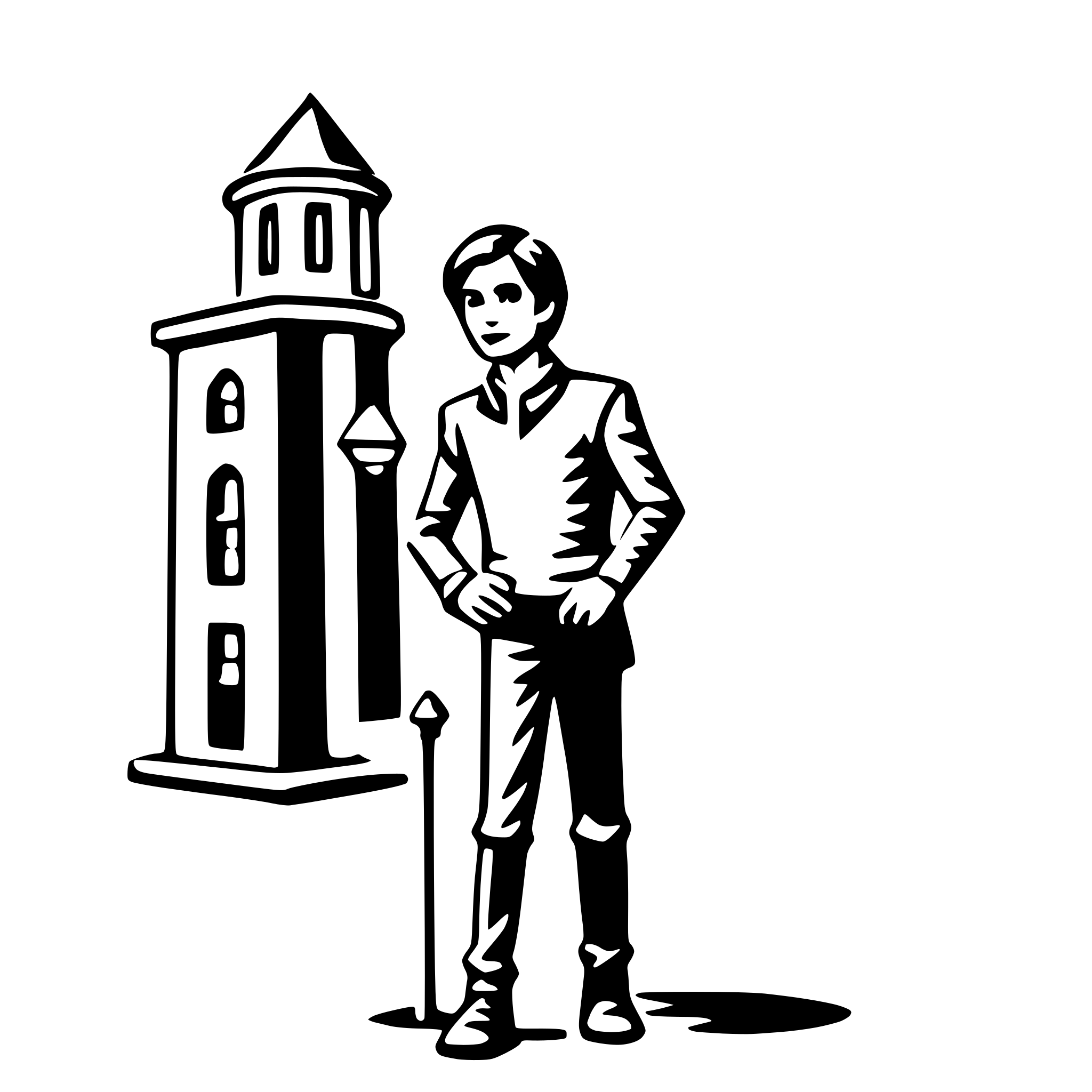 AI-generated SVG of a architect