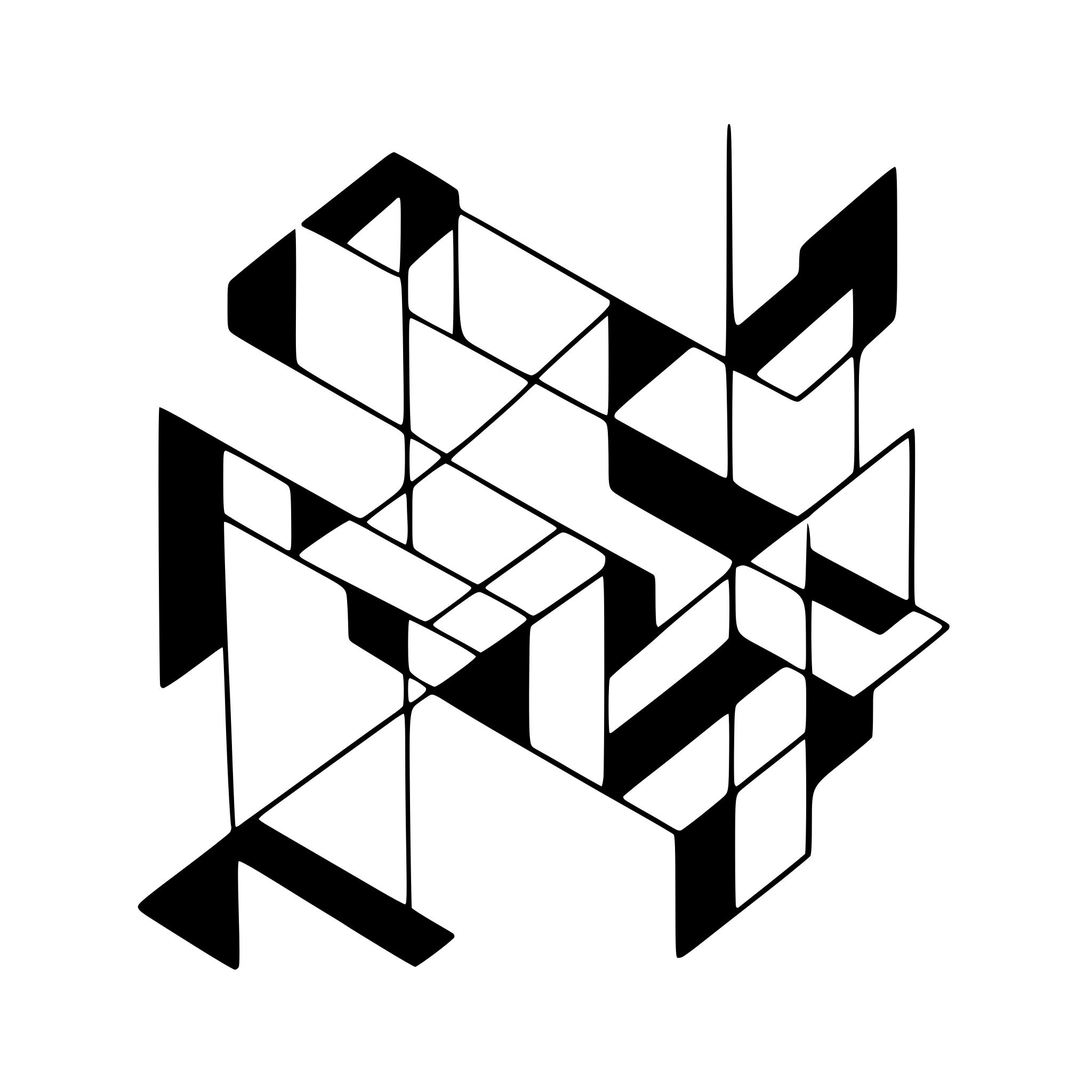 AI-generated SVG of a geometric shapes with intersecting lines