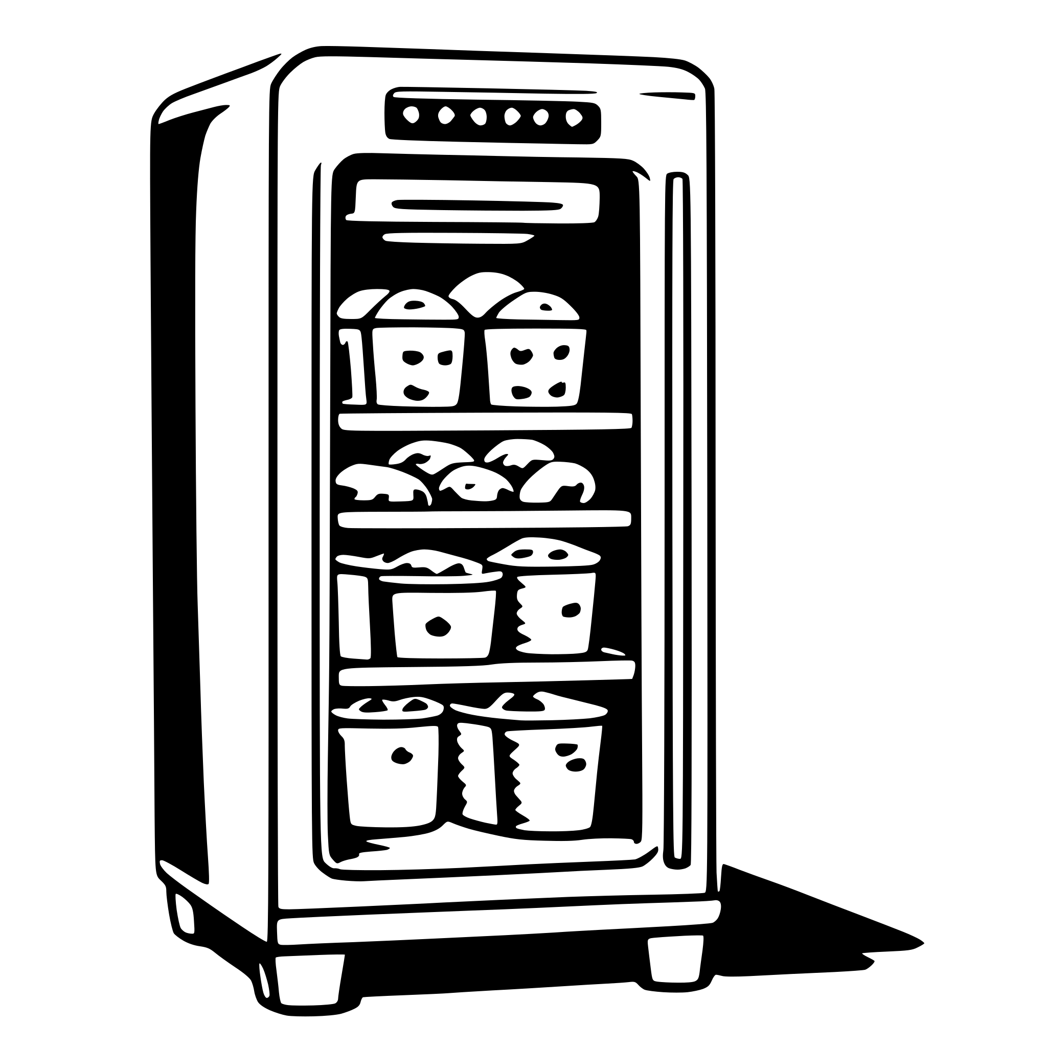 AI-generated SVG of 'freezer'