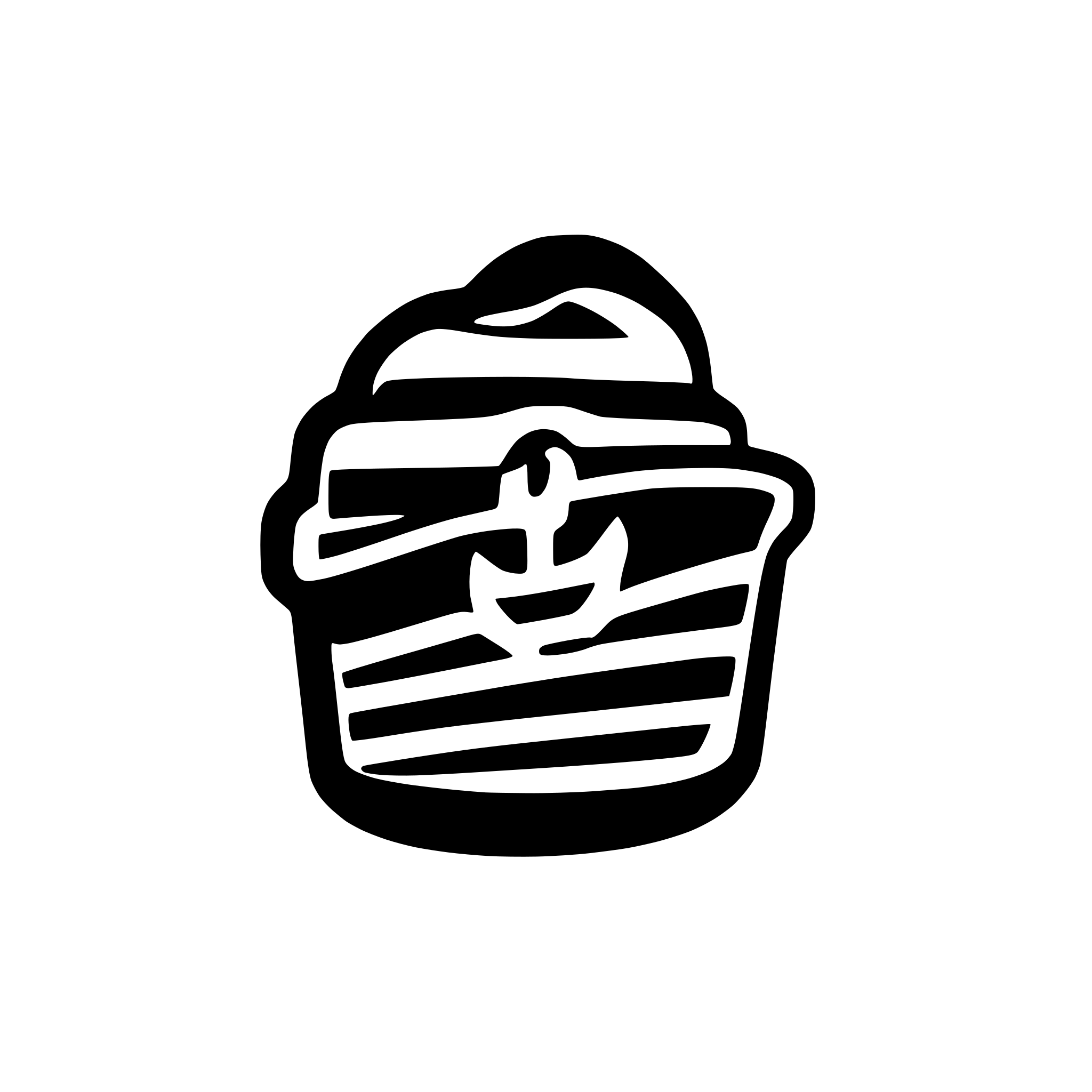 AI-generated SVG of a naval stripes icon