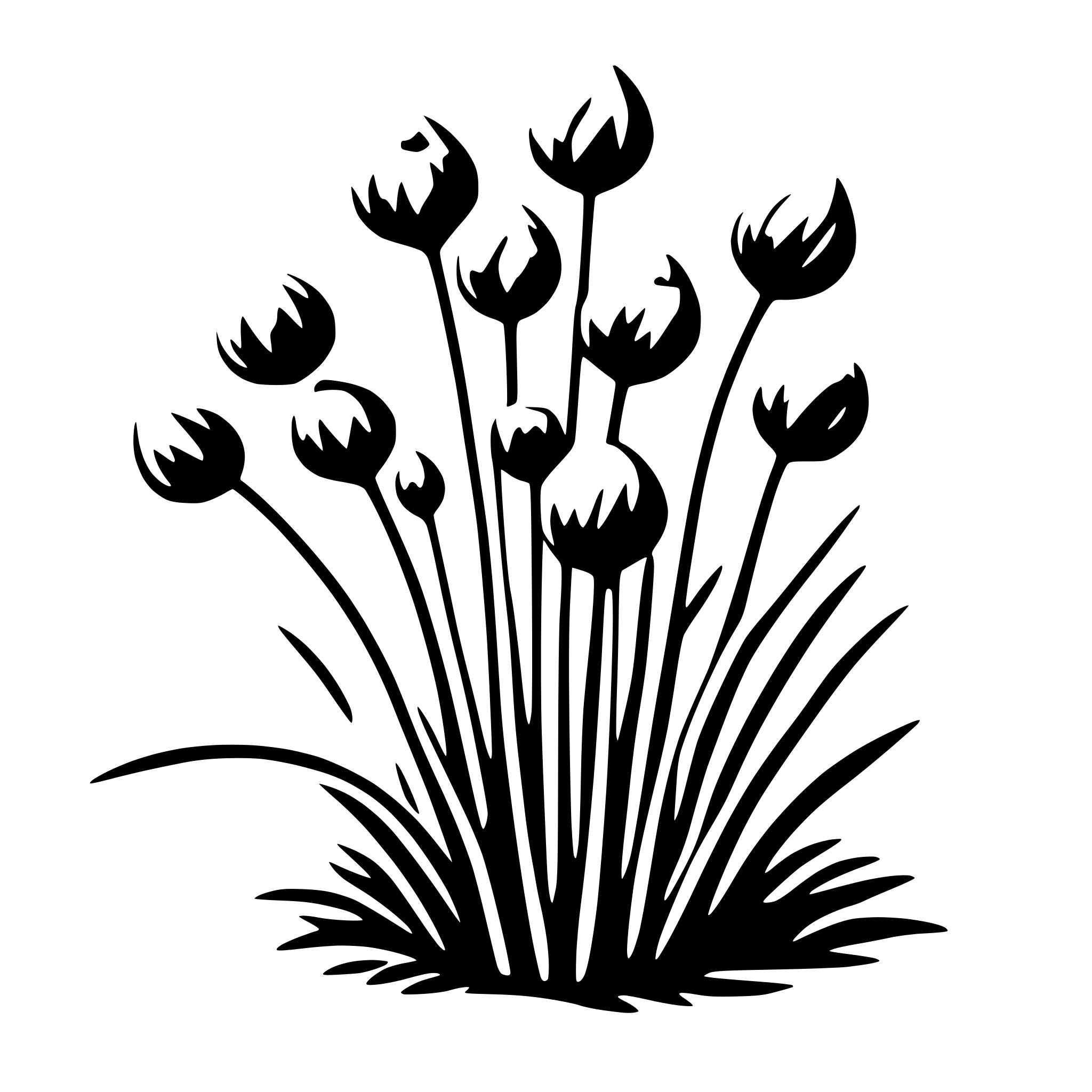 AI-generated SVG of a chives