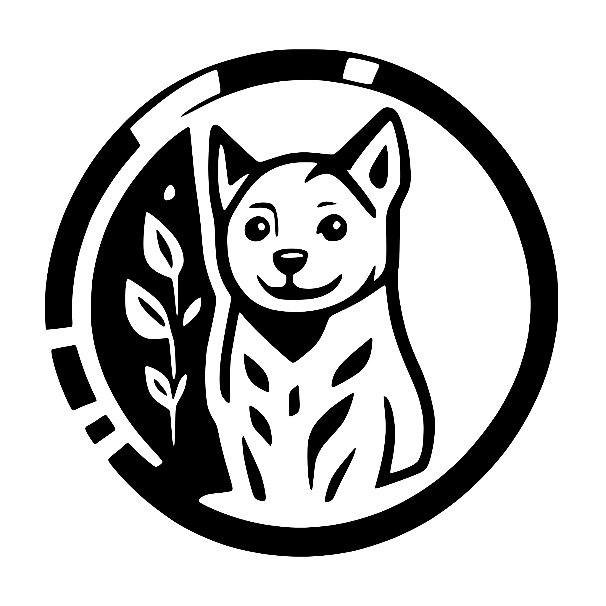 AI-generated SVG of a Icon for a dog boarding and training business